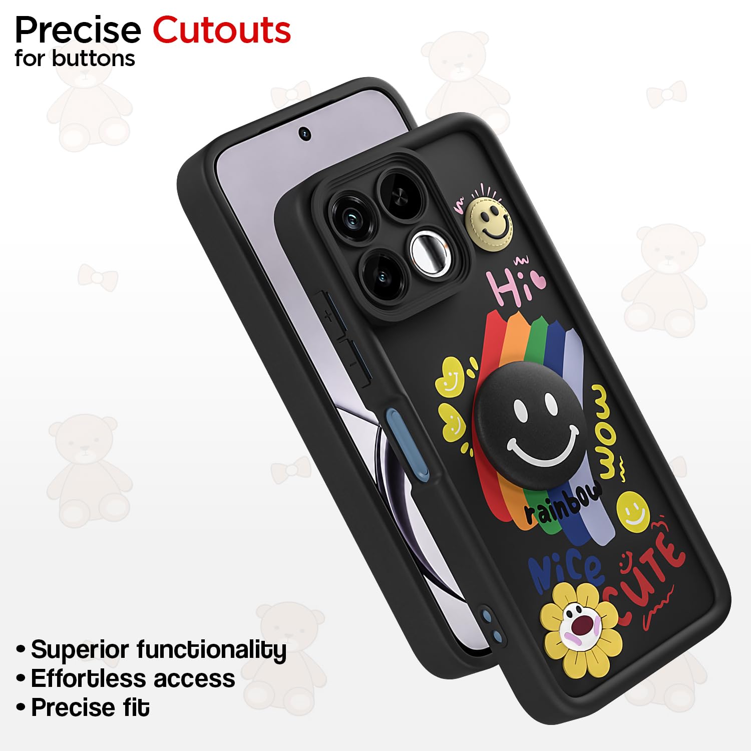 Pikkme Realme 16T 5G black back cover – photo 6