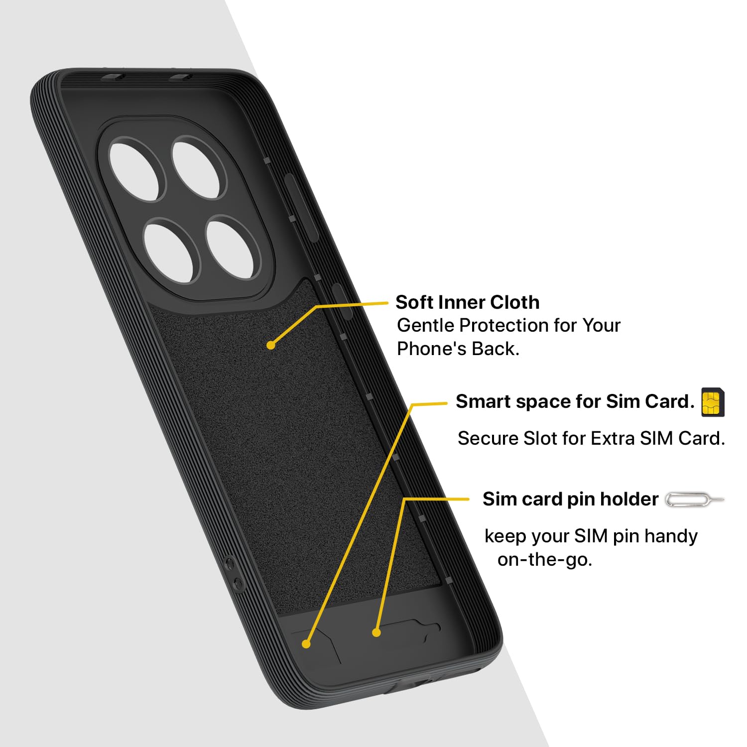 Pikkme Redmi Note 15 Pro 5G Silicone grey phone cover – photo 6
