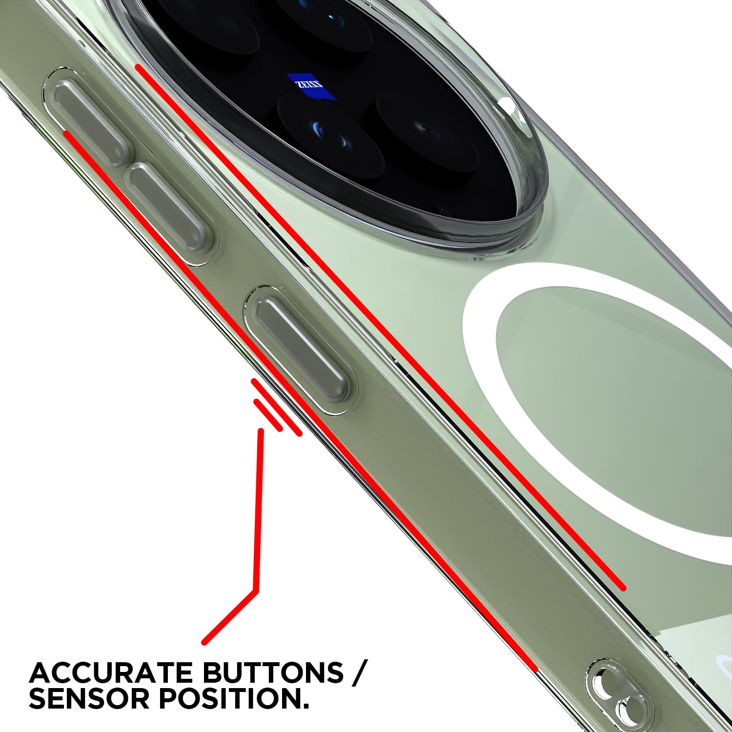 Vivo X300 Ultra 5G phone cover in transparent mag-safe by Pikkme – photo 6