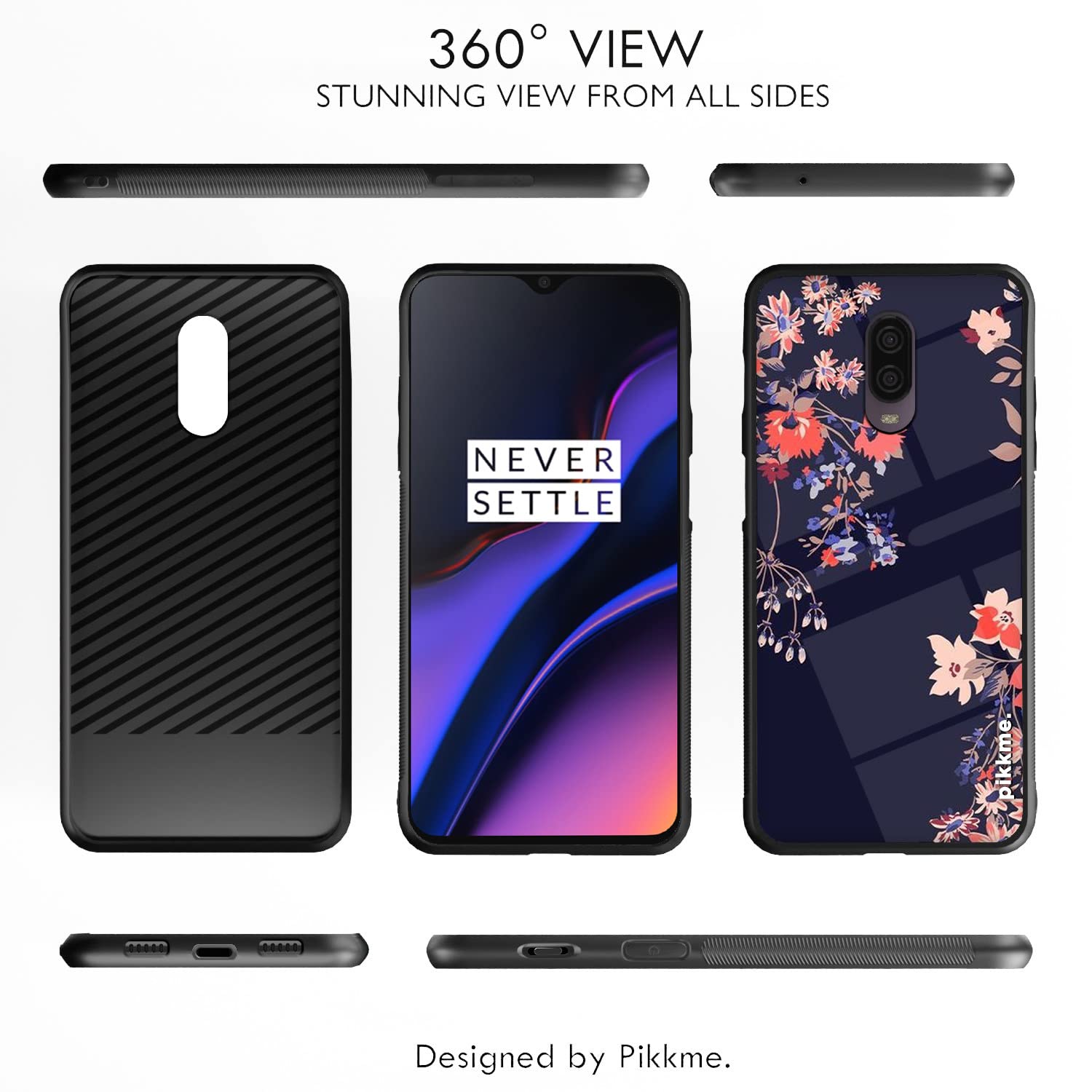 Flower Back cover for OnePlus 6T – Pikkme – photo 2