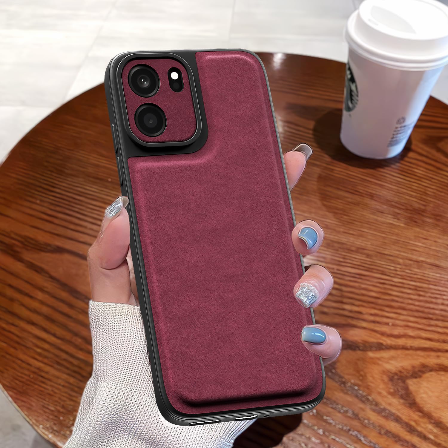 Pikkme purple Leather back cover for OnePlus Nord CE 6 5G – photo 7