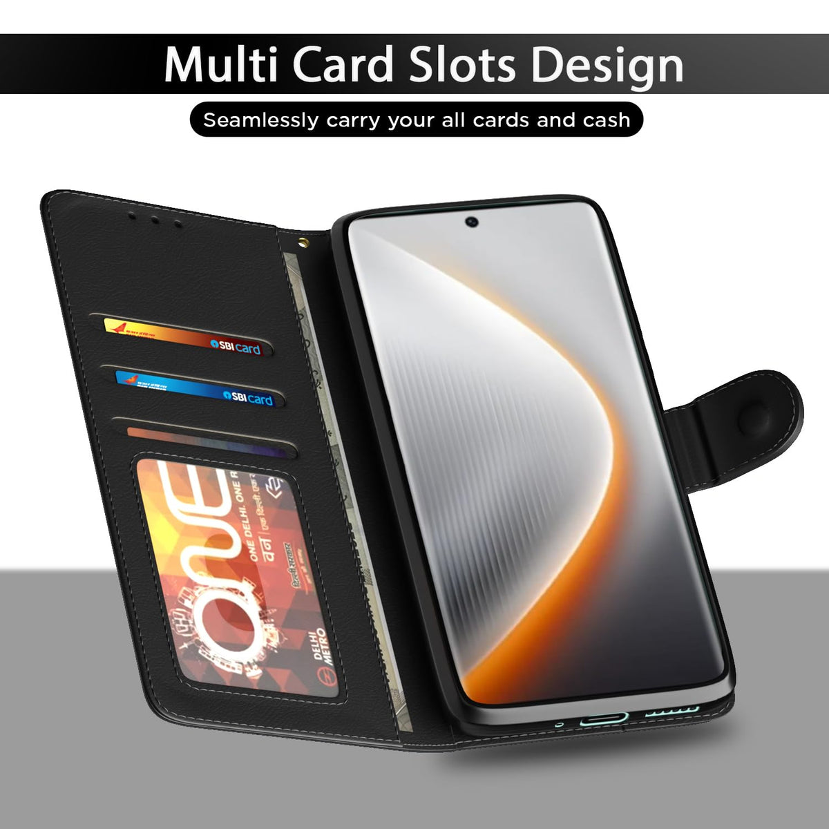 Pikkme black flip case for Tecno Pova – photo 5