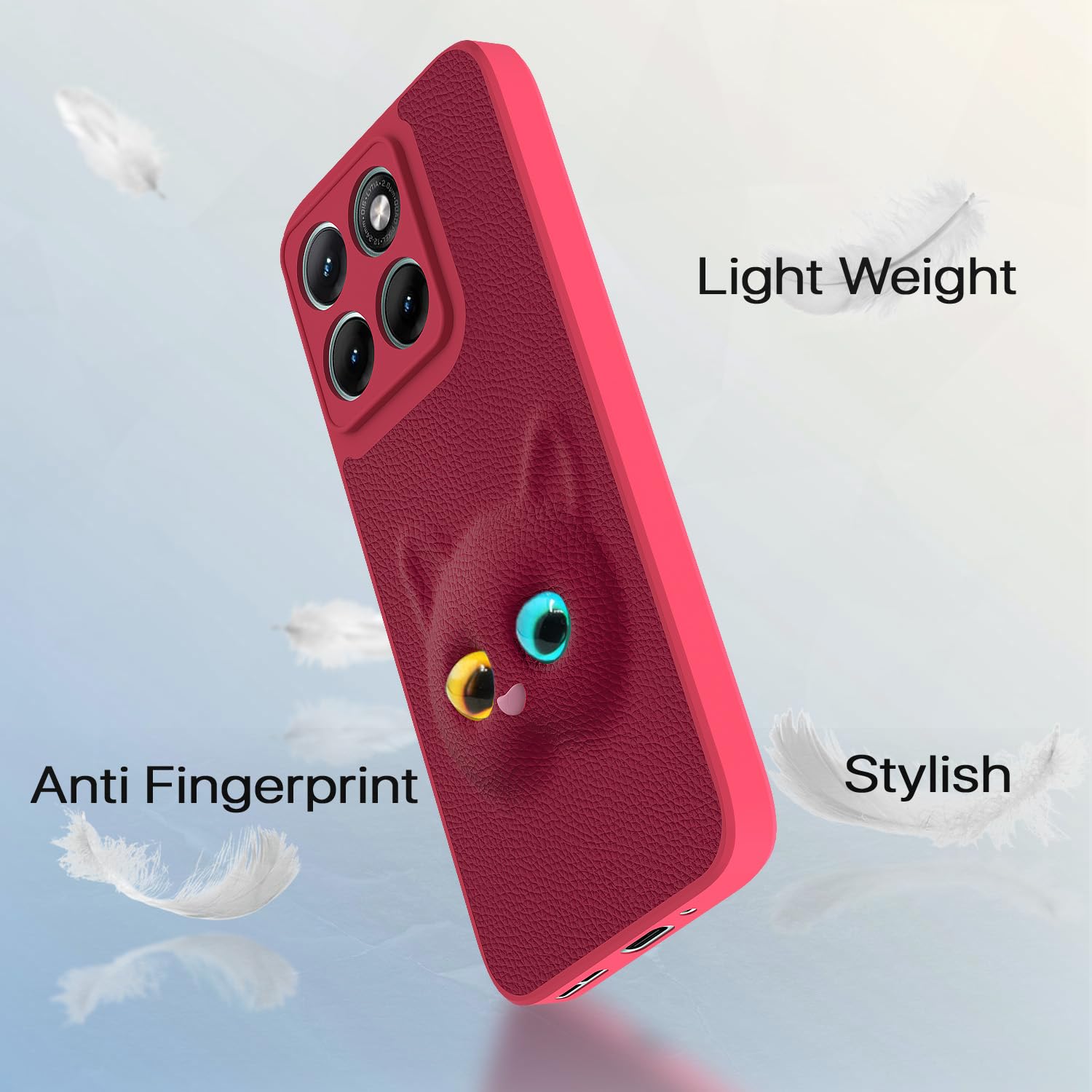 Pikkme Moto Edge 70 Fusion 5G Kitty pink mobile cover – photo 6