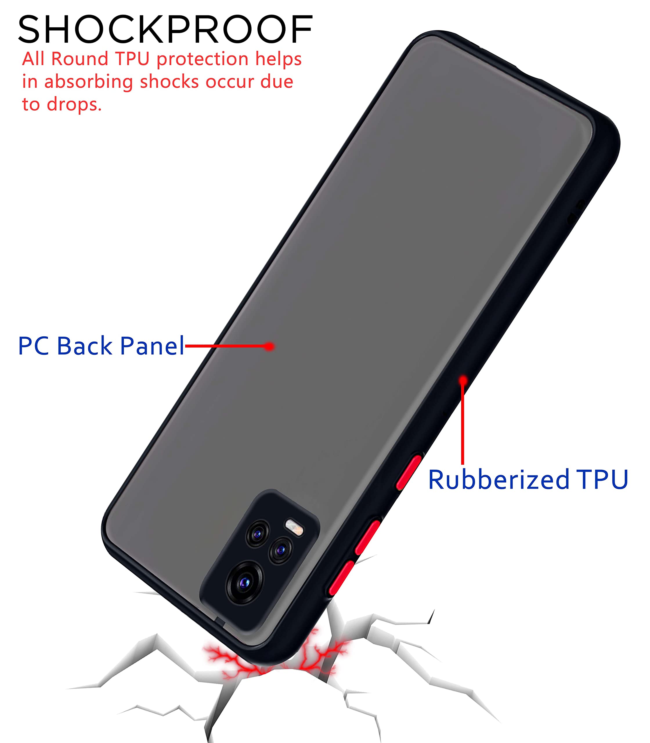 Black mobile back cover for Vivo V20 Pro – Pikkme – photo 4