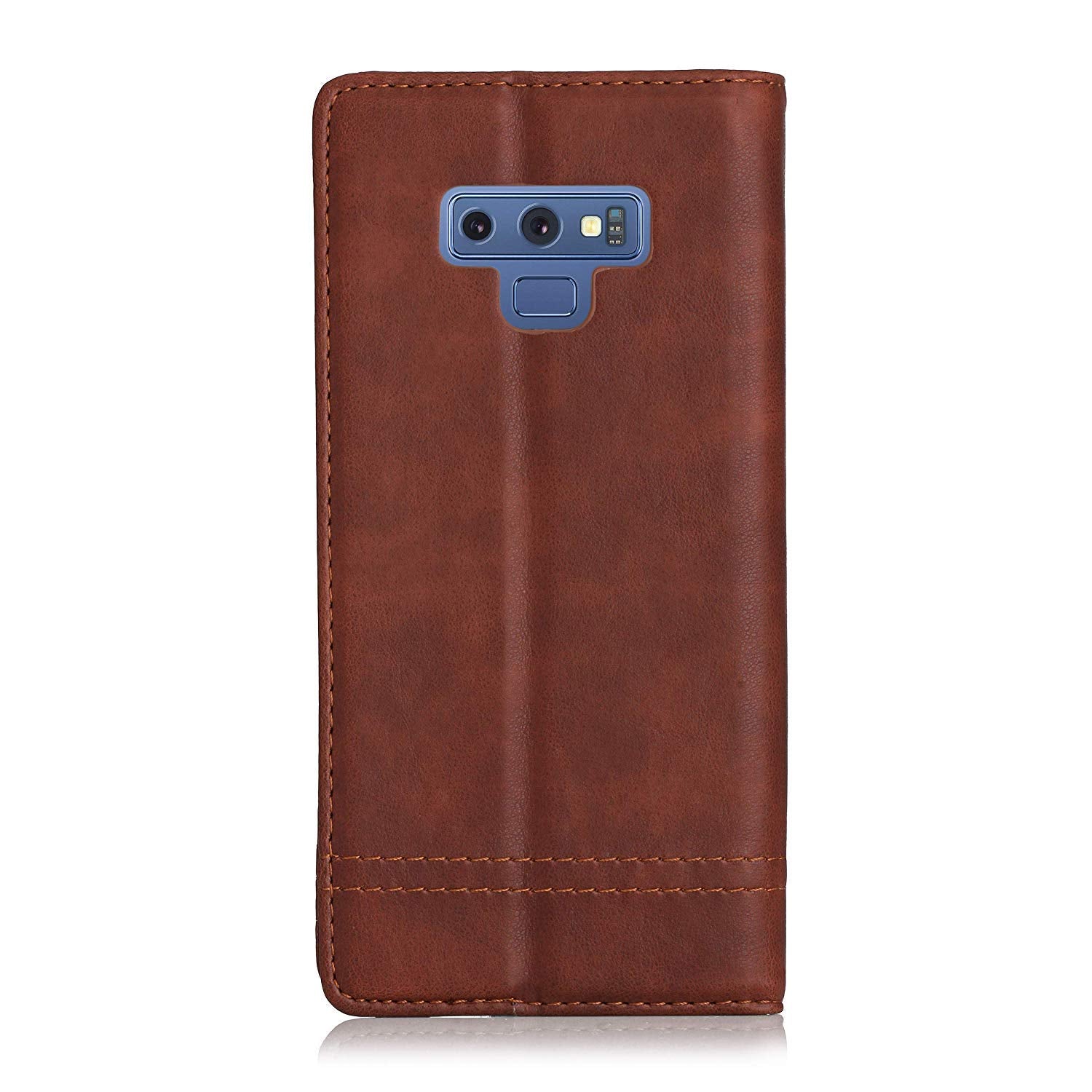 Samsung Note 9 Wallet wallet flip cover in brown by Pikkme – photo 4