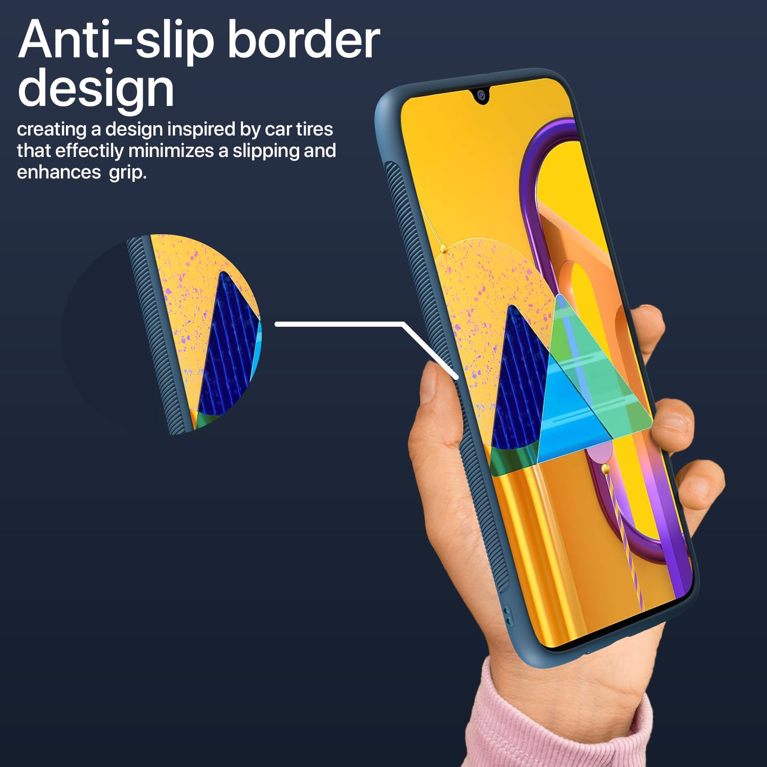 Pikkme Samsung M30s/M21/M21 2021 blue mobile cover – photo 5
