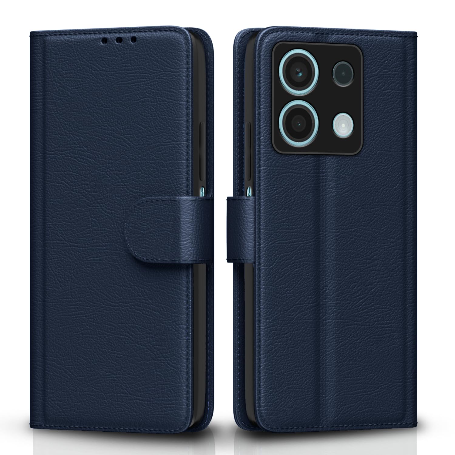 Pikkme blue Wallet wallet flip cover for Redmi Note 13 5G