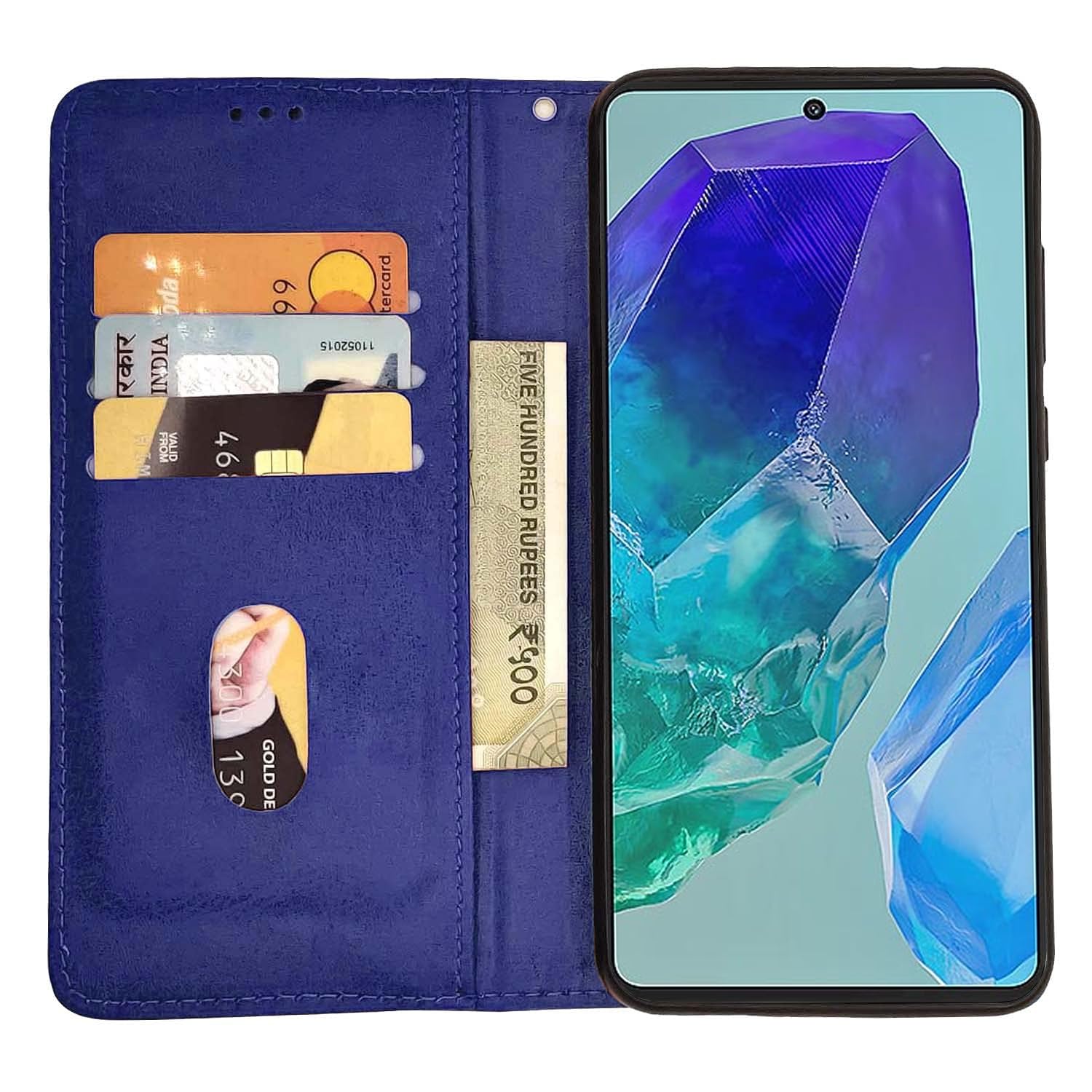 Pikkme blue Magnetic flip cover for Samsung M55/M55s/F55 5G – photo 2