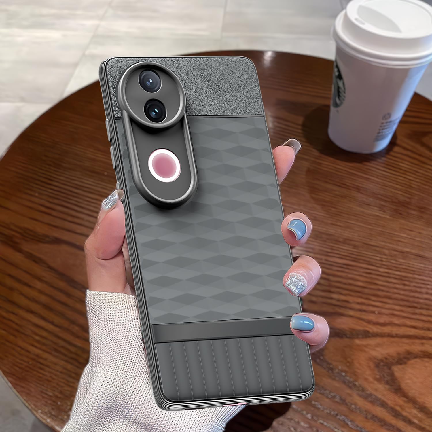 Pikkme grey mobile back cover for iQOO Z10R 5G/Vivo V50 5G/V50e 5G/Vivo T4R – photo 7