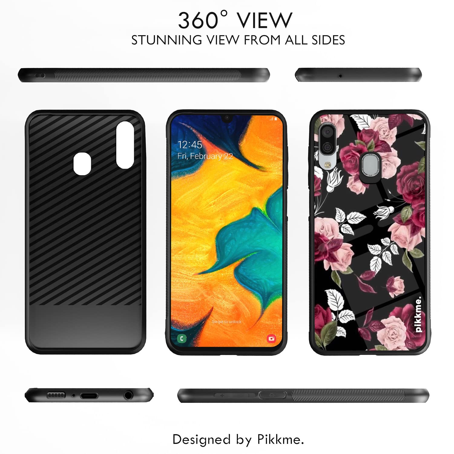 Pikkme Samsung A20/A30/M10s Flower mobile cover – photo 2