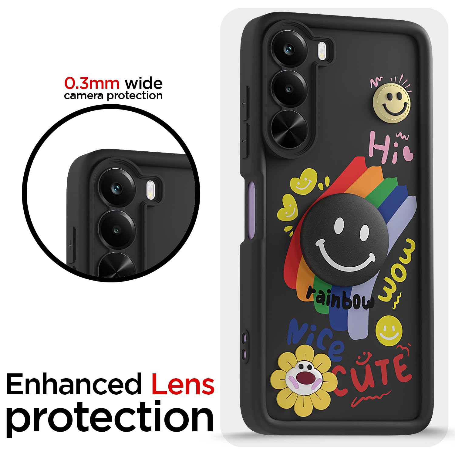 Black back cover for Realme P4x 5G – Pikkme – photo 5