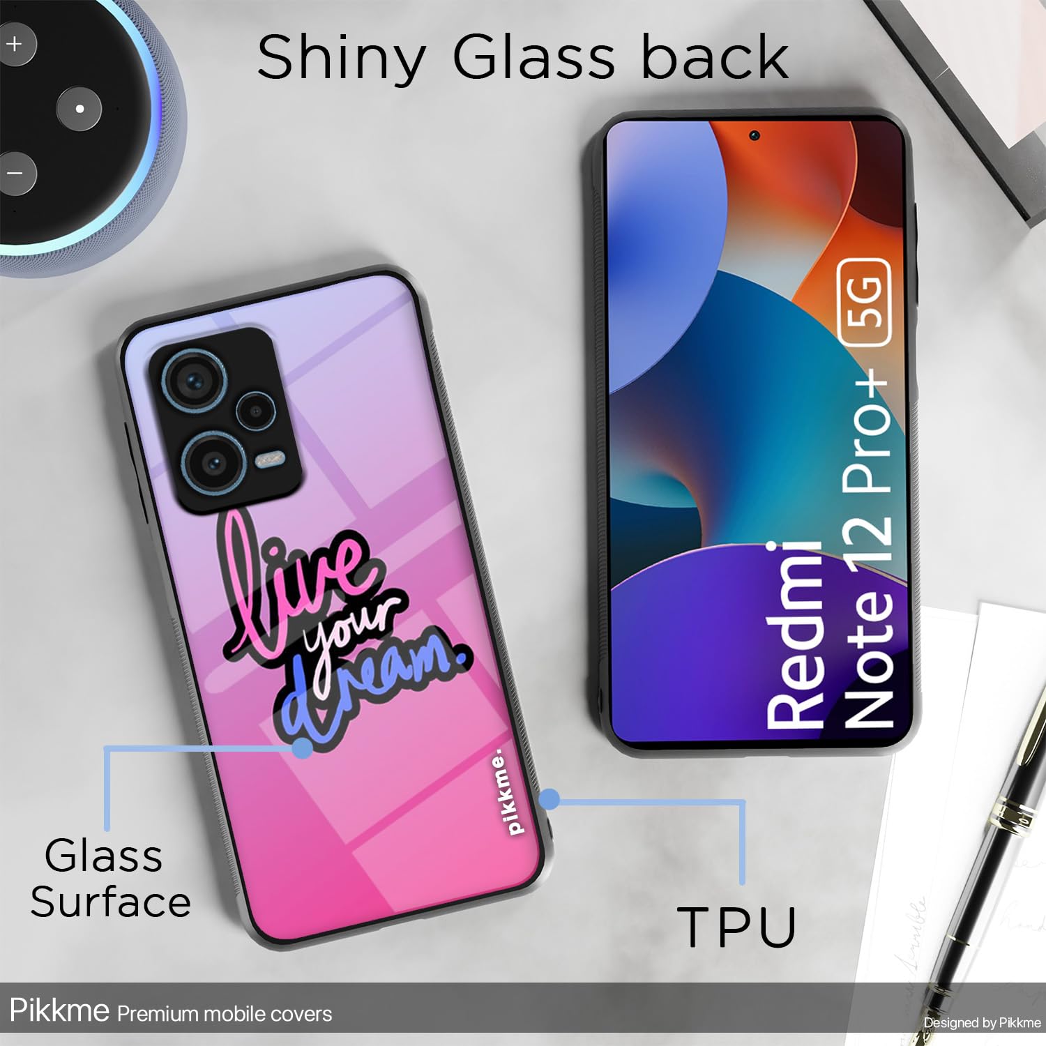Redmi Note 12 Pro Plus 5G Hybrid mobile back cover by Pikkme – photo 3