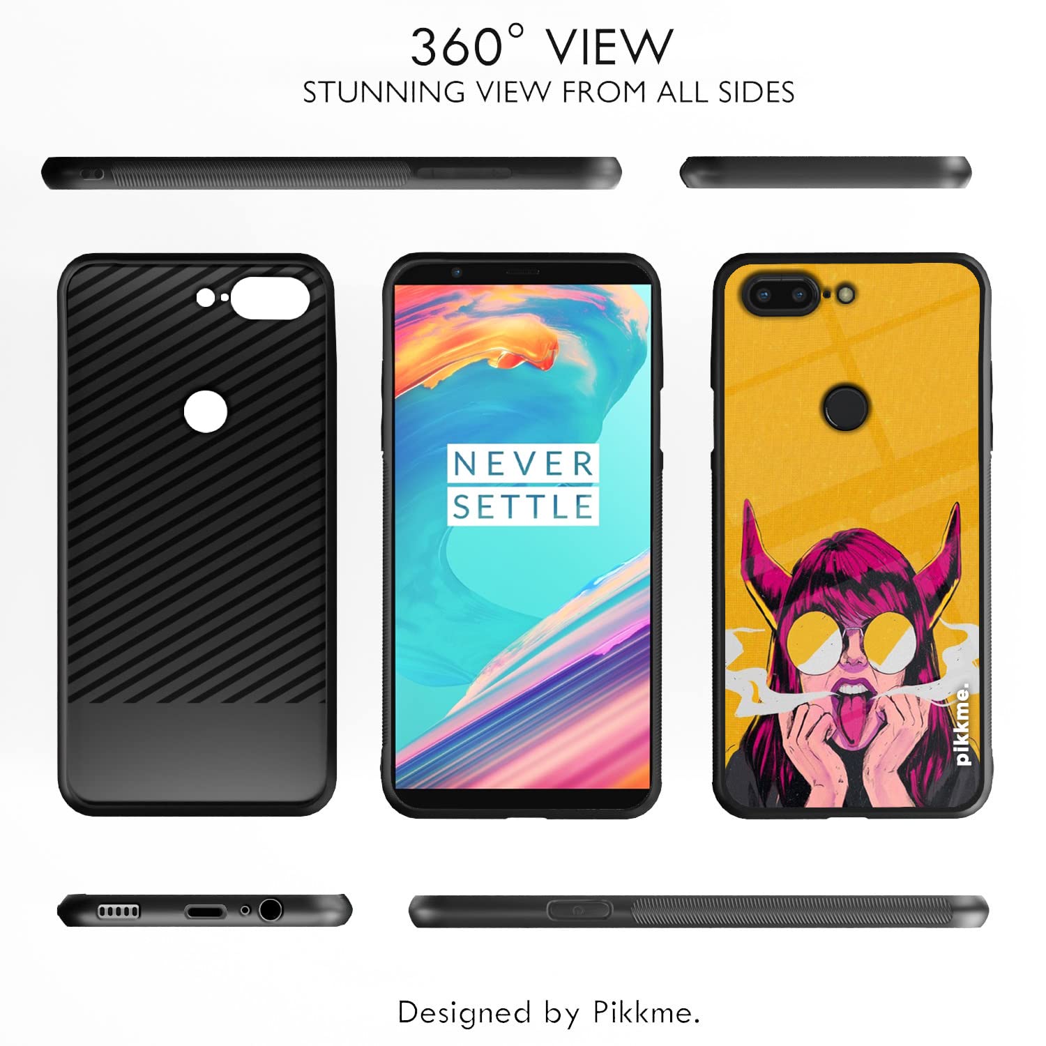 Pikkme Hybrid mobile back cover for OnePlus 5T – photo 2