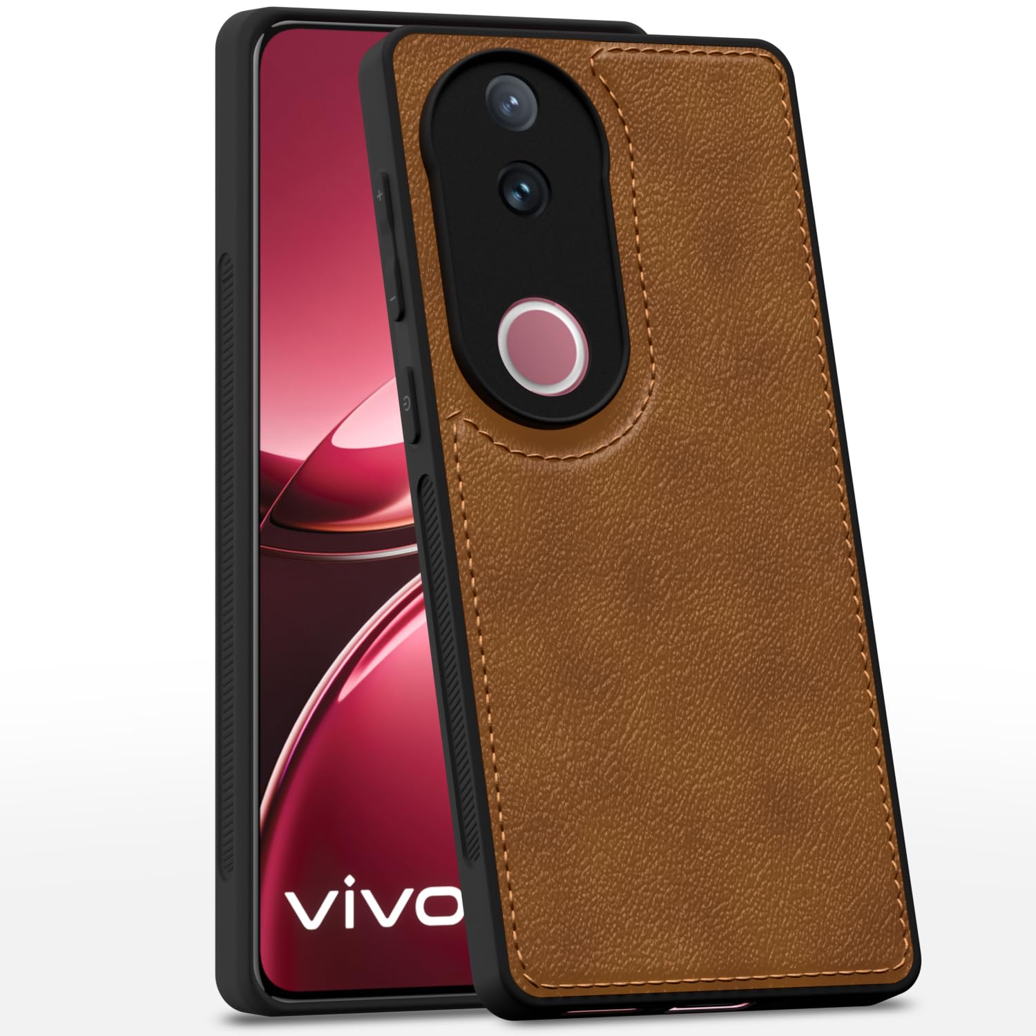 iQOO Z10R/Vivo V50/V50e/Vivo T4R 5G mobile cover in brown by Pikkme