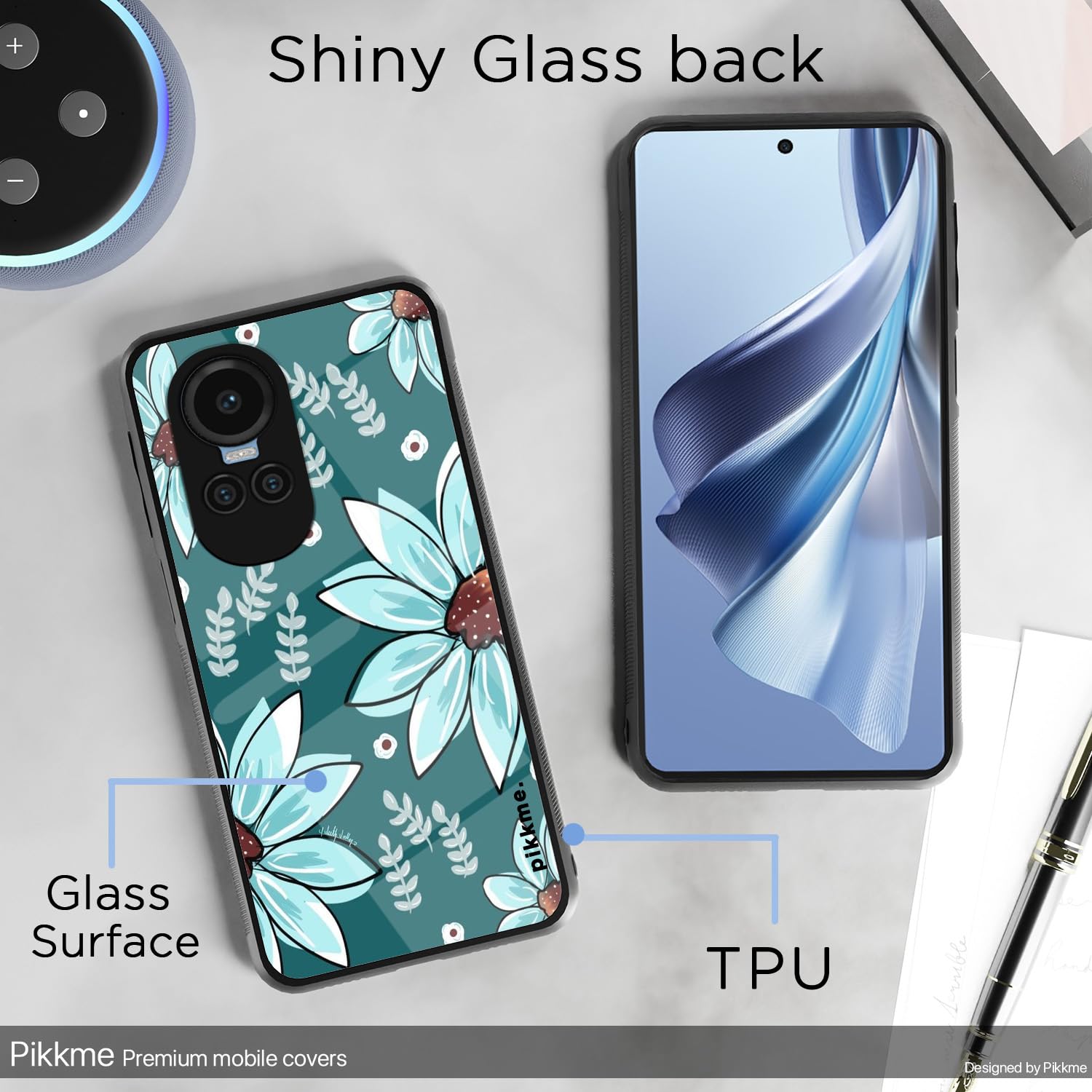 Pikkme Oppo Reno 10 Pro 5G Flower mobile back cover – photo 3