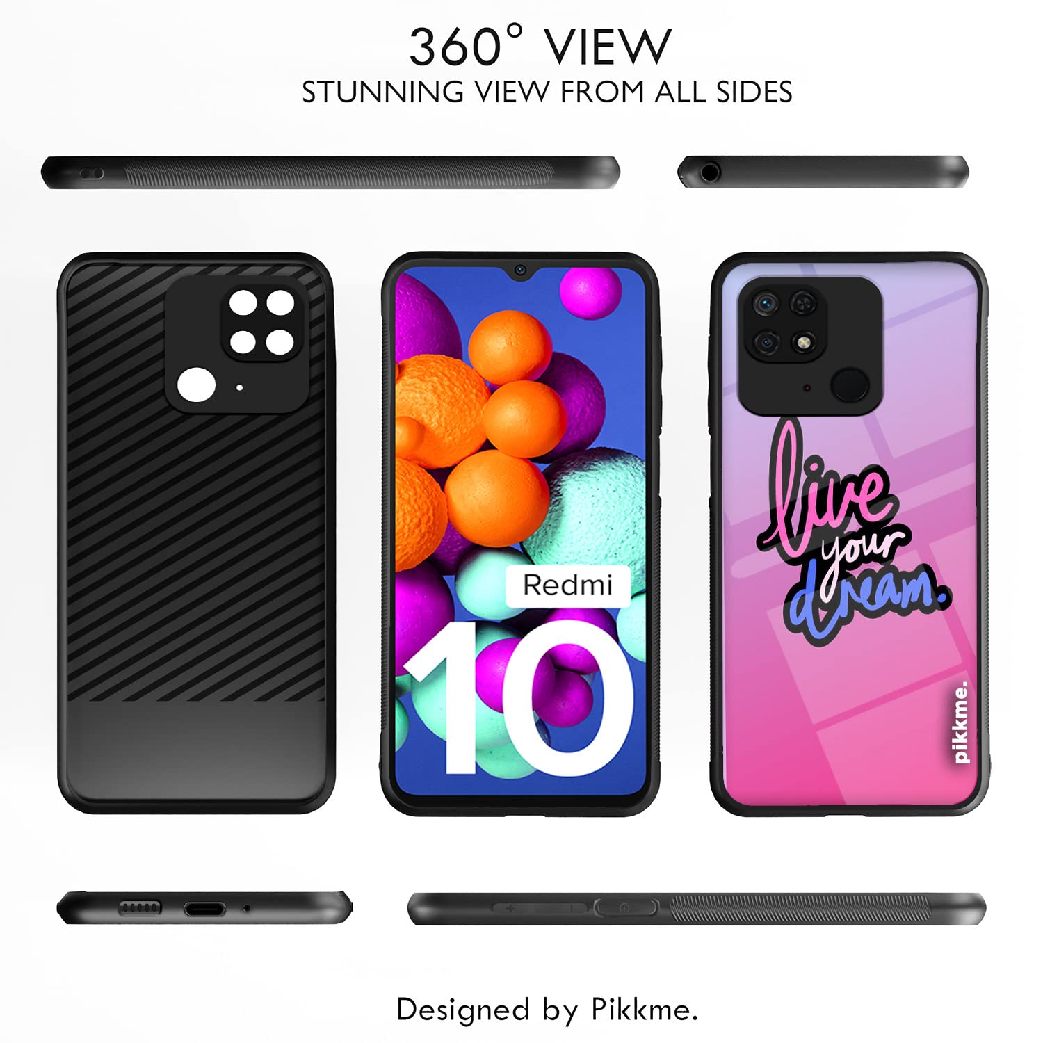 Pikkme Hybrid mobile back cover for Redmi 10/10 Power – photo 2