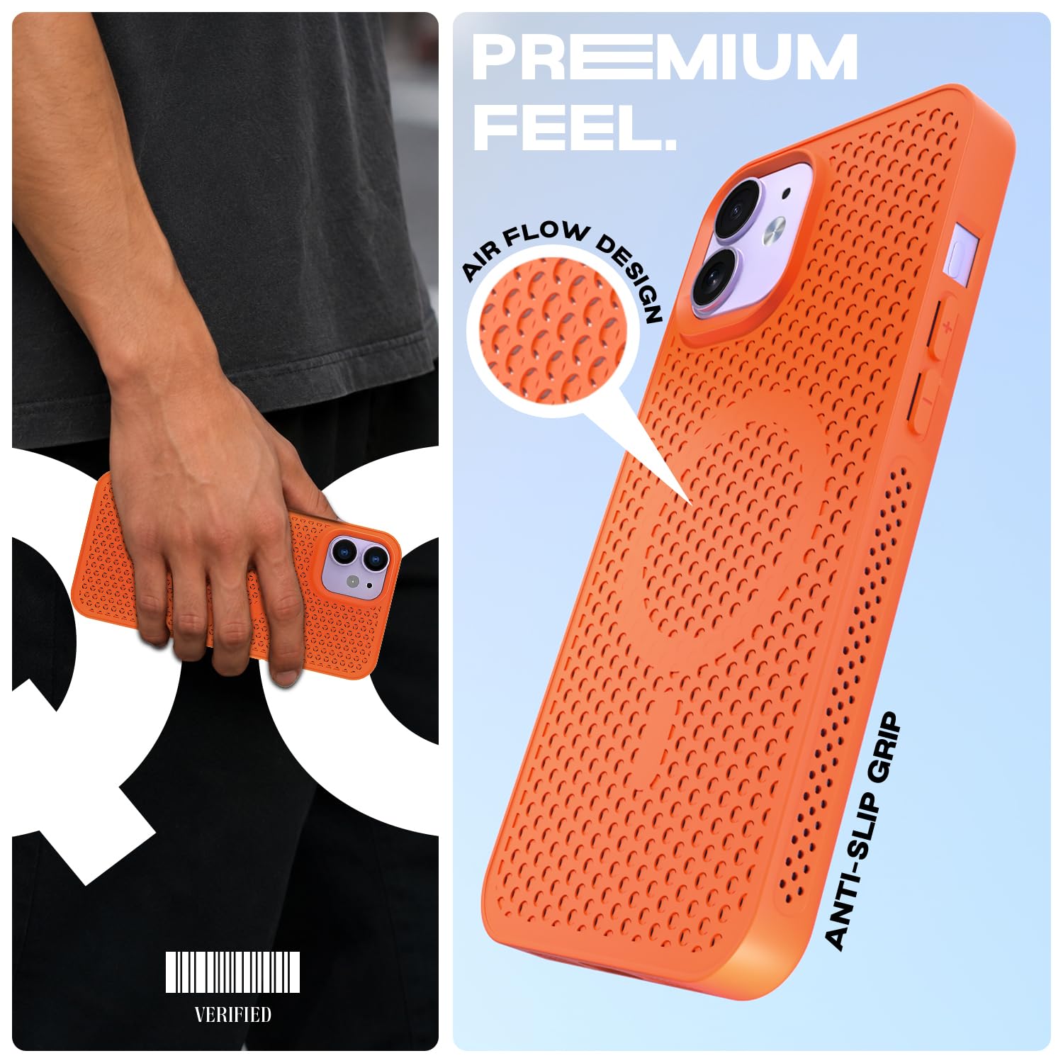 Orange phone cover for iPhone 12/12 Pro – Pikkme – photo 2