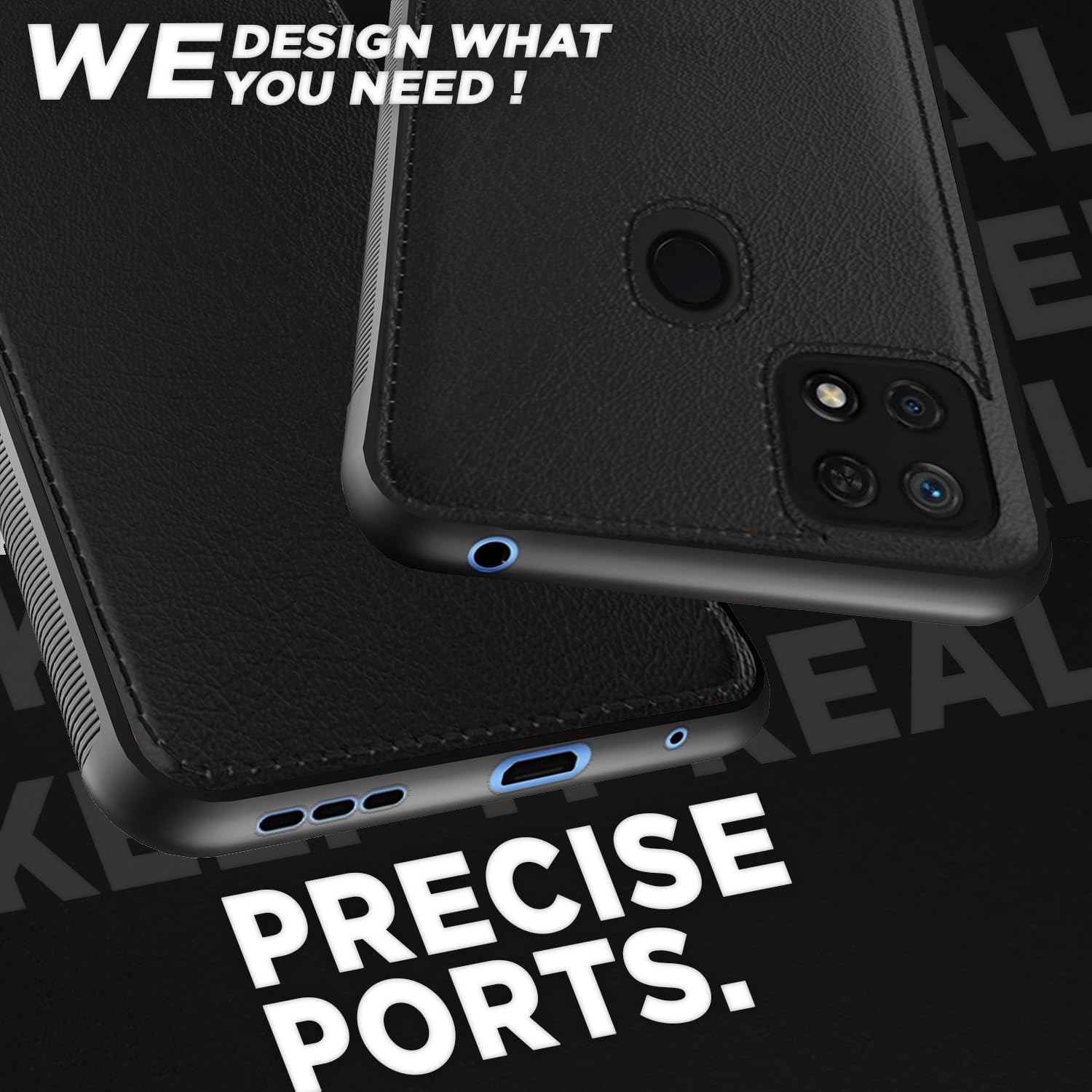 Pikkme Redmi 10/10 Power black mobile cover – photo 4