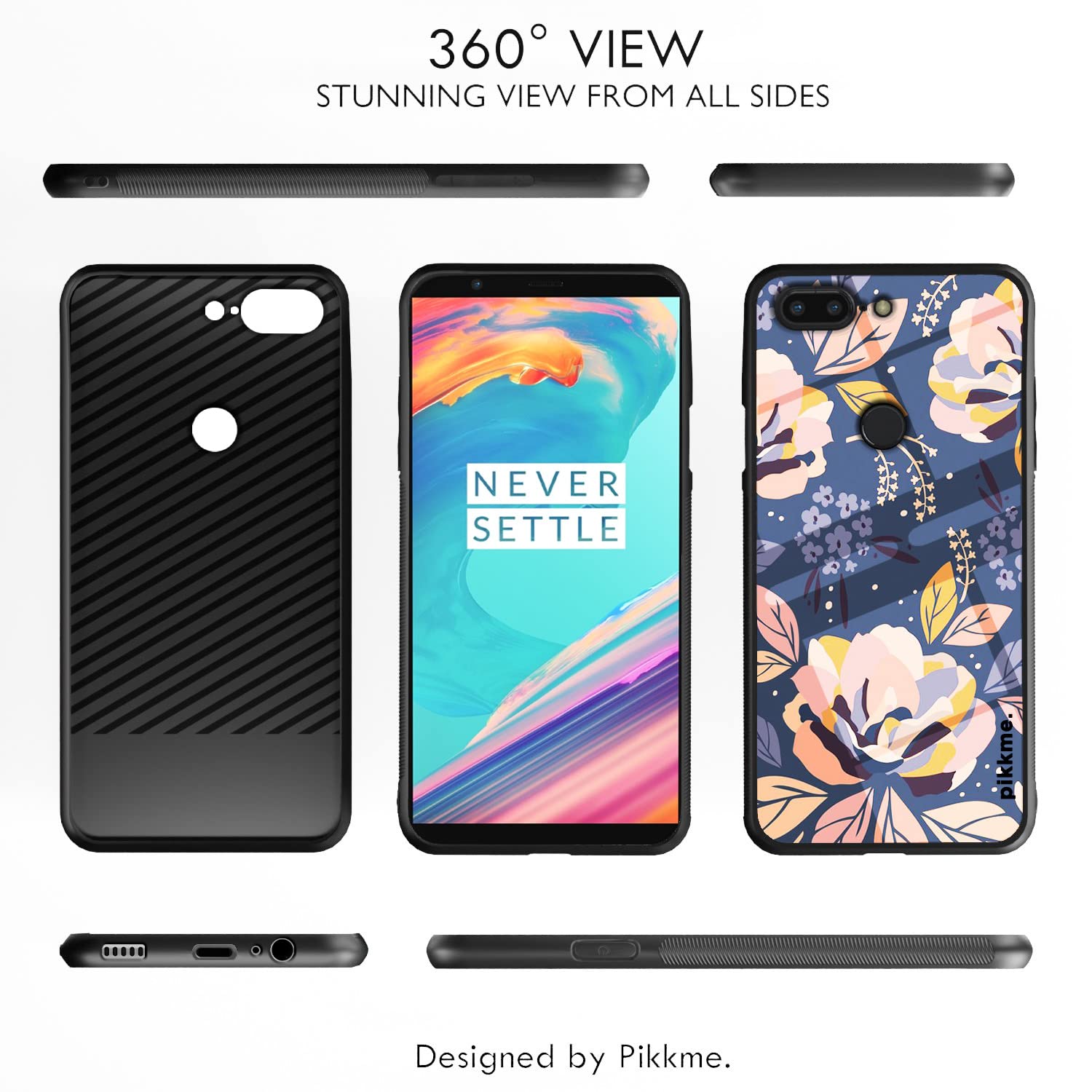 OnePlus 5T Flower phone cover by Pikkme – photo 2