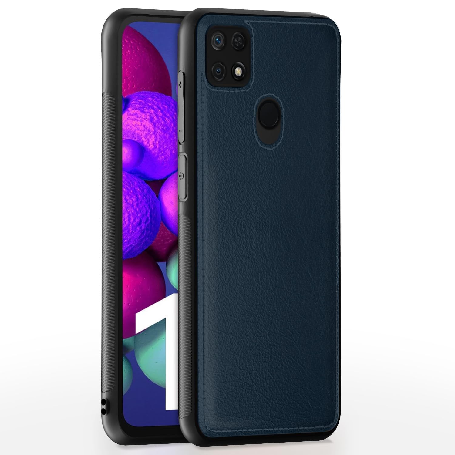 Redmi 10/10 Power mobile back cover in blue by Pikkme