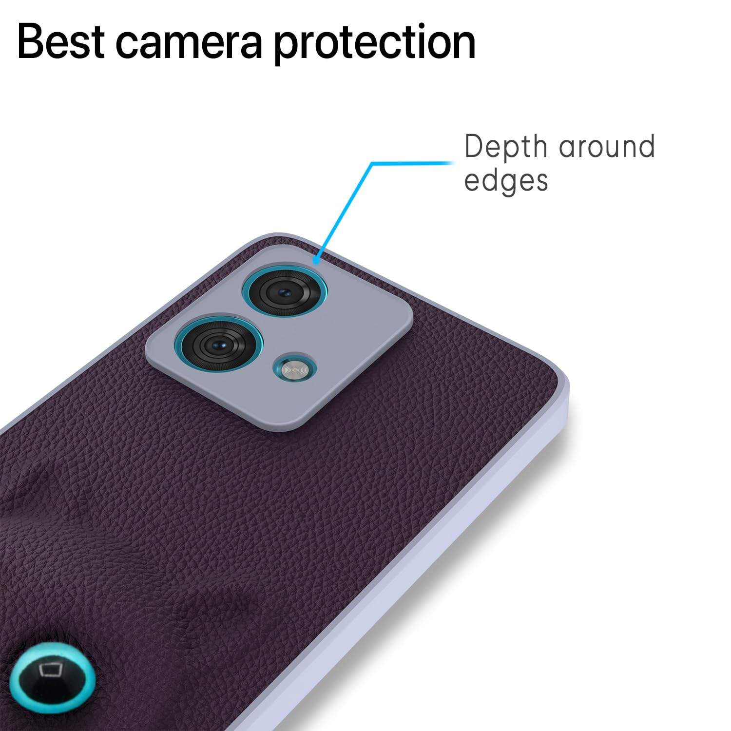 Pikkme Moto Edge 40 Neo 5G Kitty Back Cover (Purple)