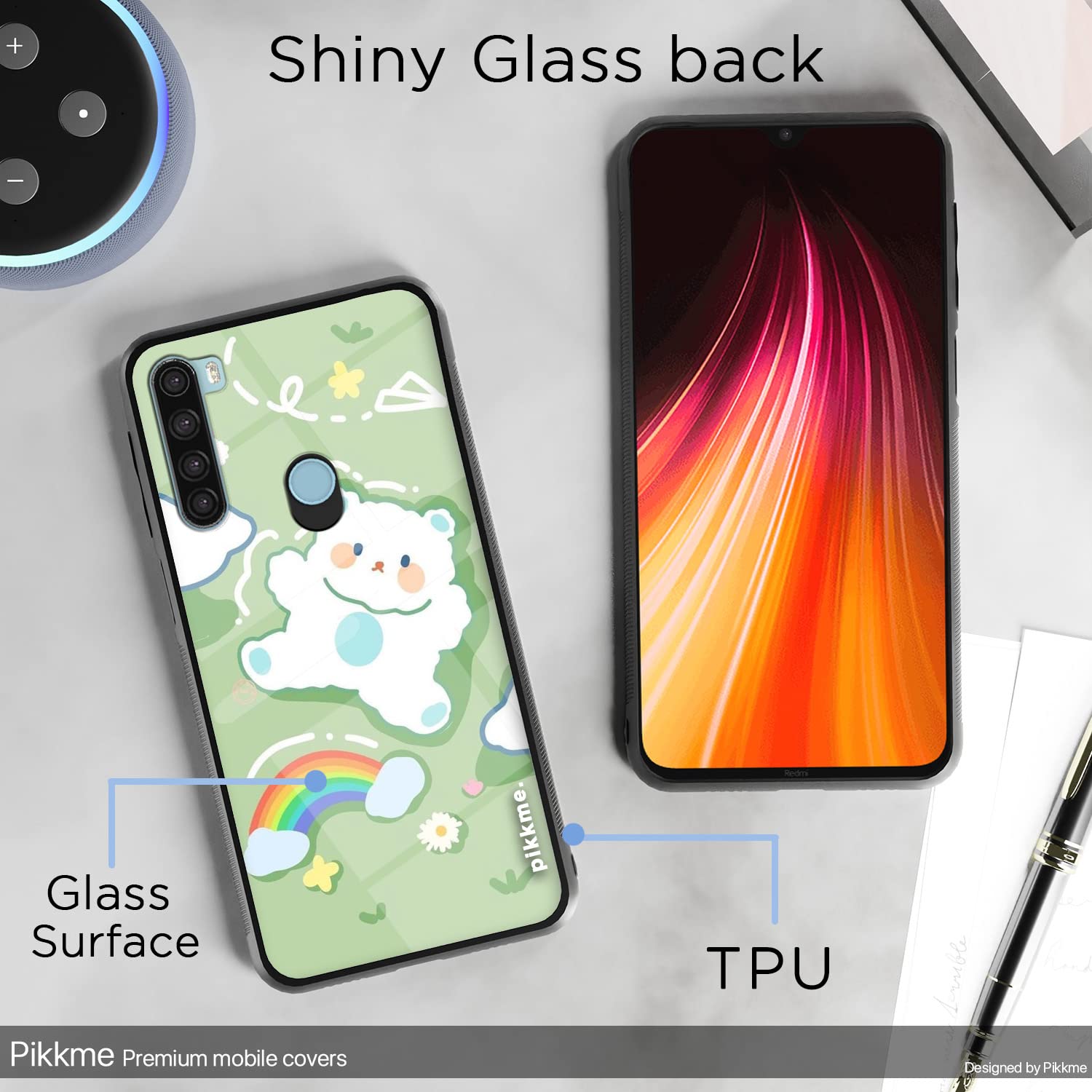 Pikkme Redmi Note 8 Hybrid mobile cover – photo 3