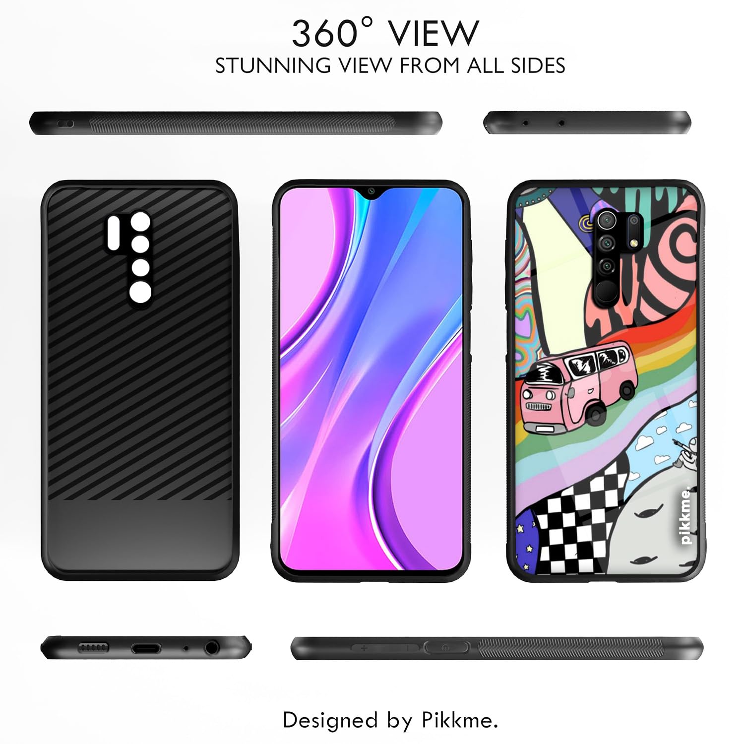 Redmi 9 Prime Hybrid mobile back cover by Pikkme – photo 2
