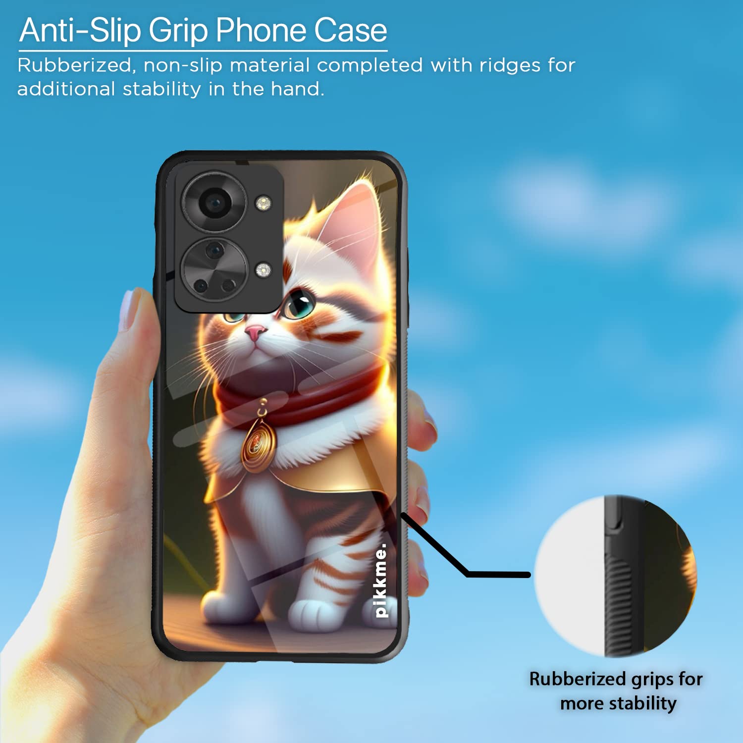 Pikkme OnePlus Nord 2T 5G Cat mobile back cover – photo 5