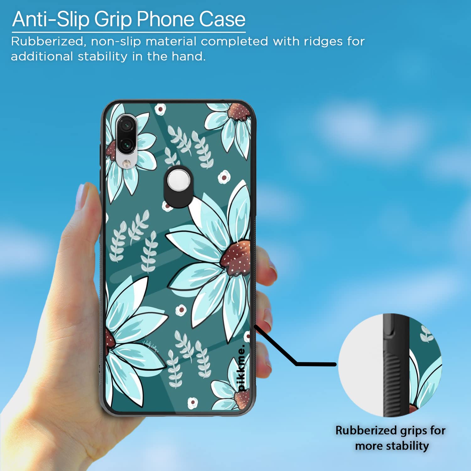 Pikkme Flower mobile cover for Redmi Note 7/Note 7 Pro/Note 7s – photo 5