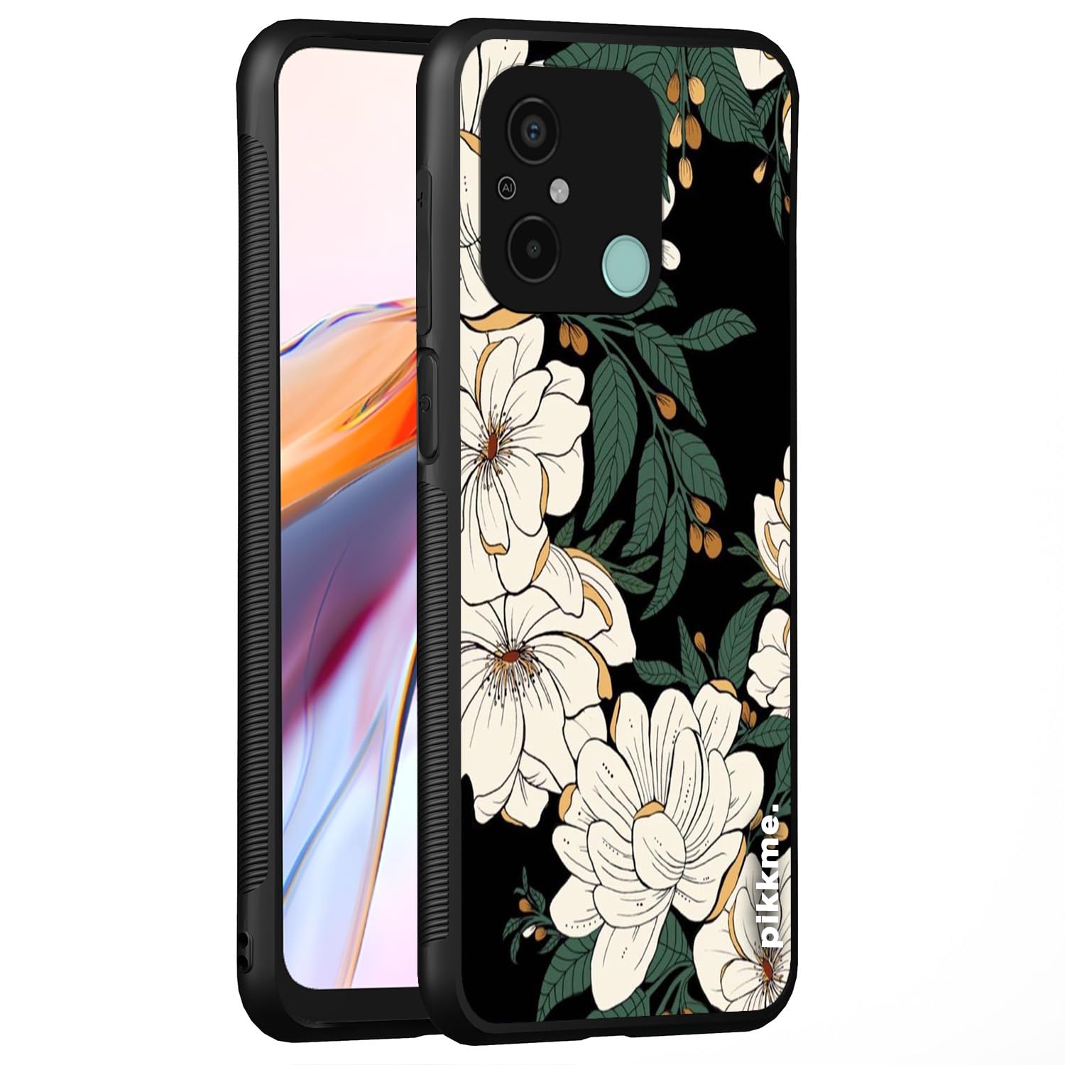 Pikkme Redmi 12C/Poco C55 Flower back cover