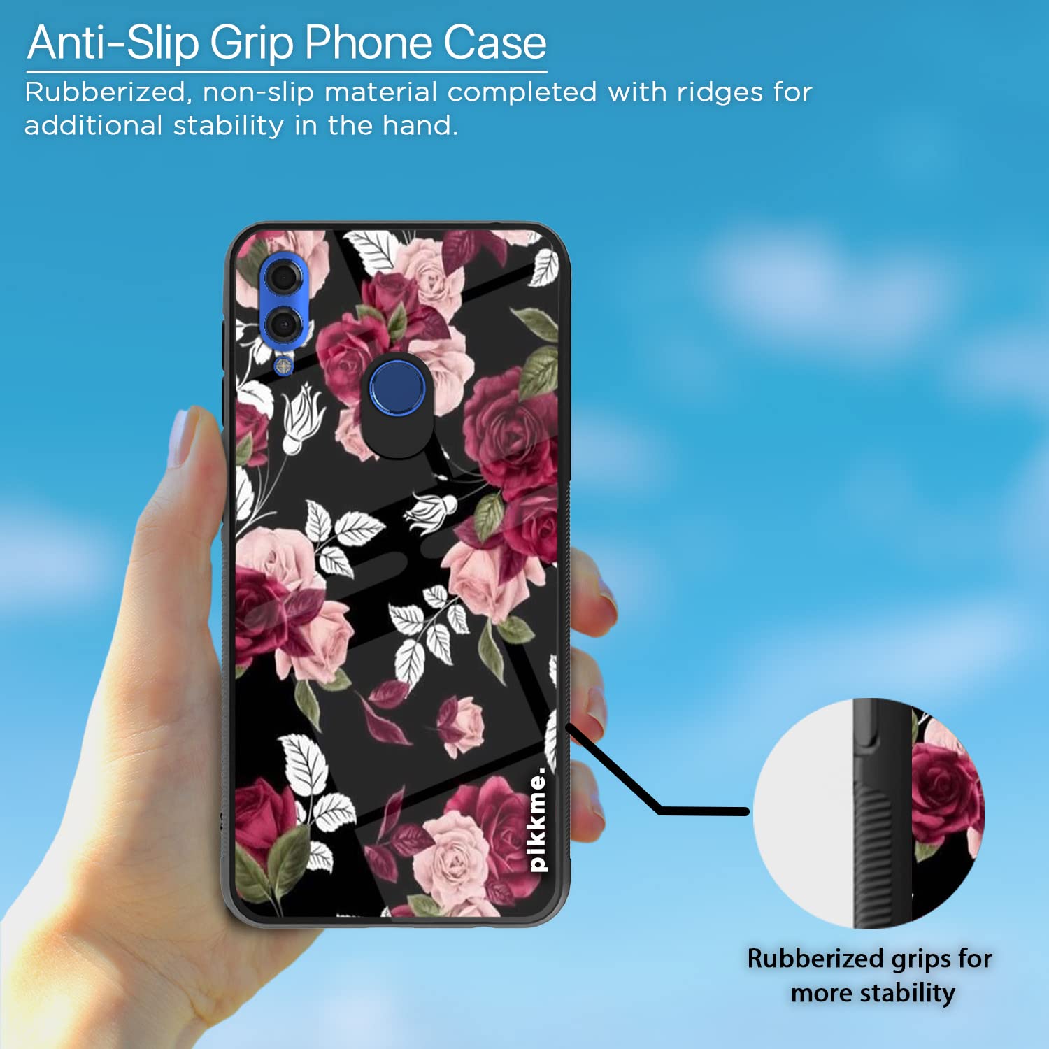 Honor 10 Lite Flower mobile back cover by Pikkme – photo 5