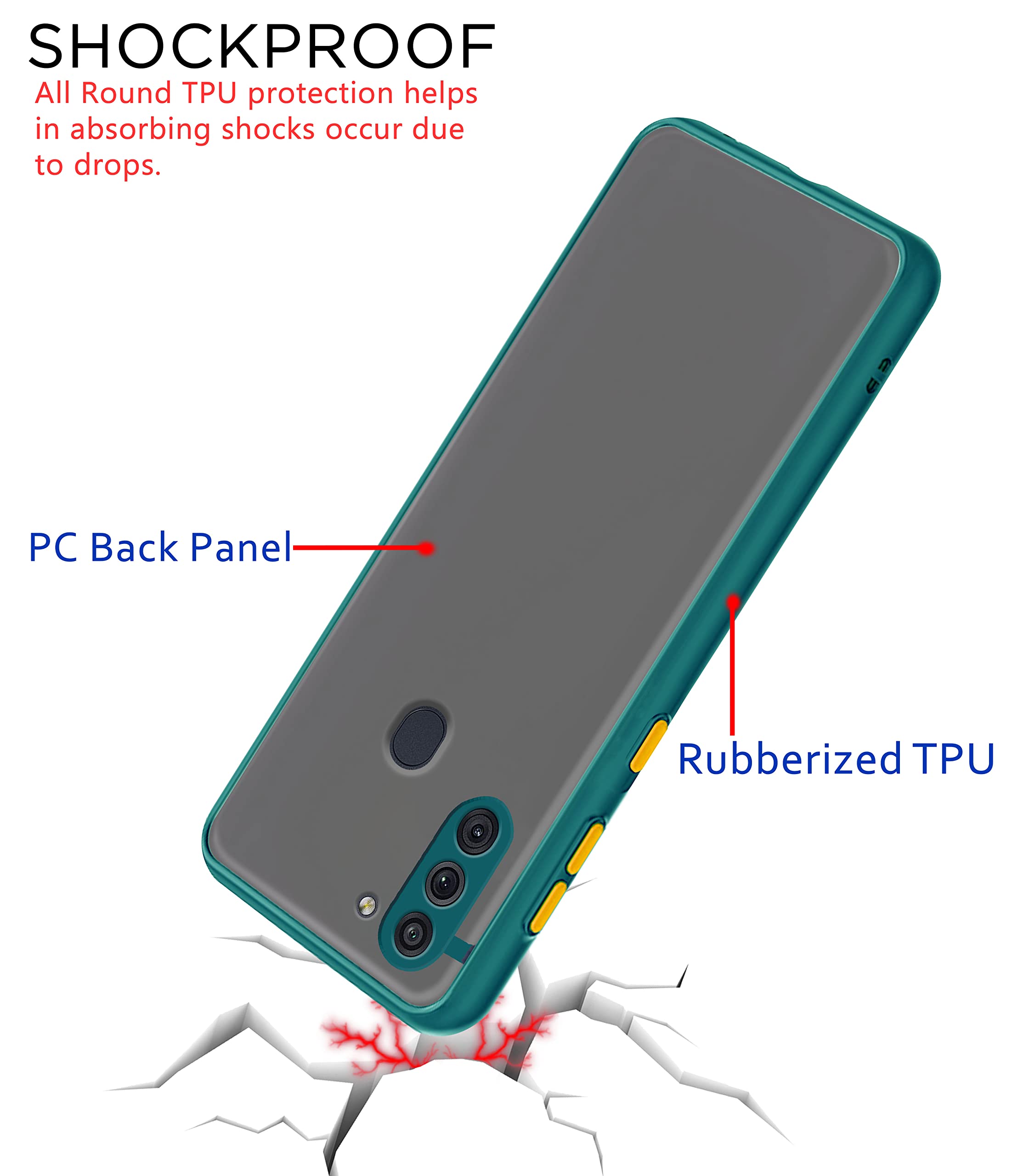 Pikkme light green Matte mobile cover for Samsung M11 – photo 4