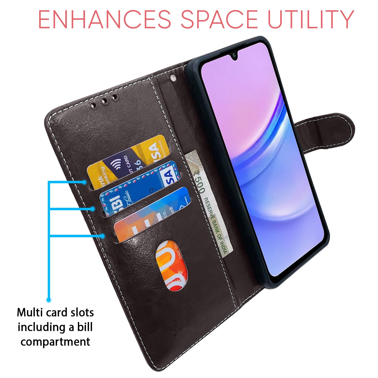 Coffee & brown flip case for Samsung F15/M15/M15 Prime 5G – Pikkme – photo 4