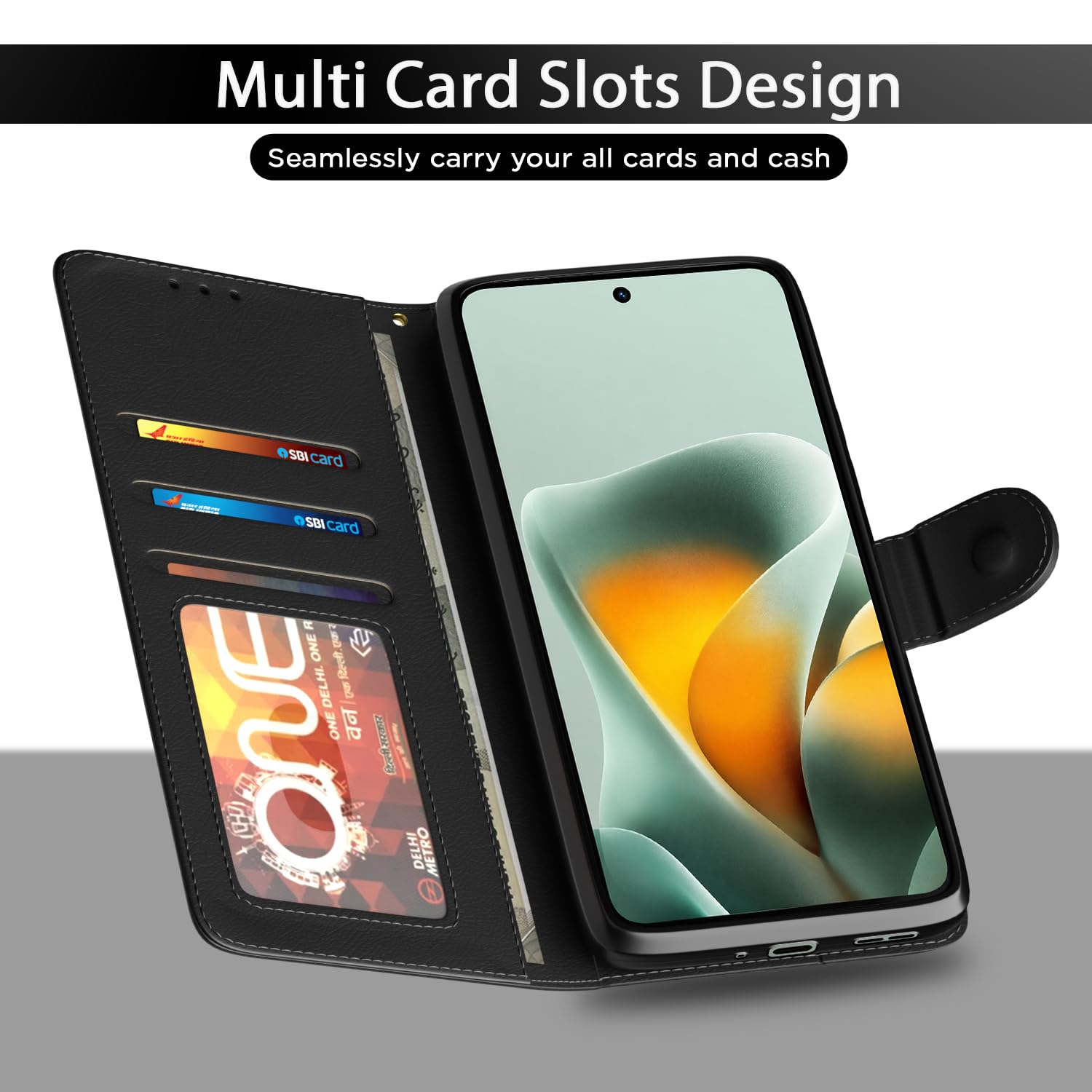 Black flip case for Moto Edge 70 Max 5G – Pikkme – photo 5