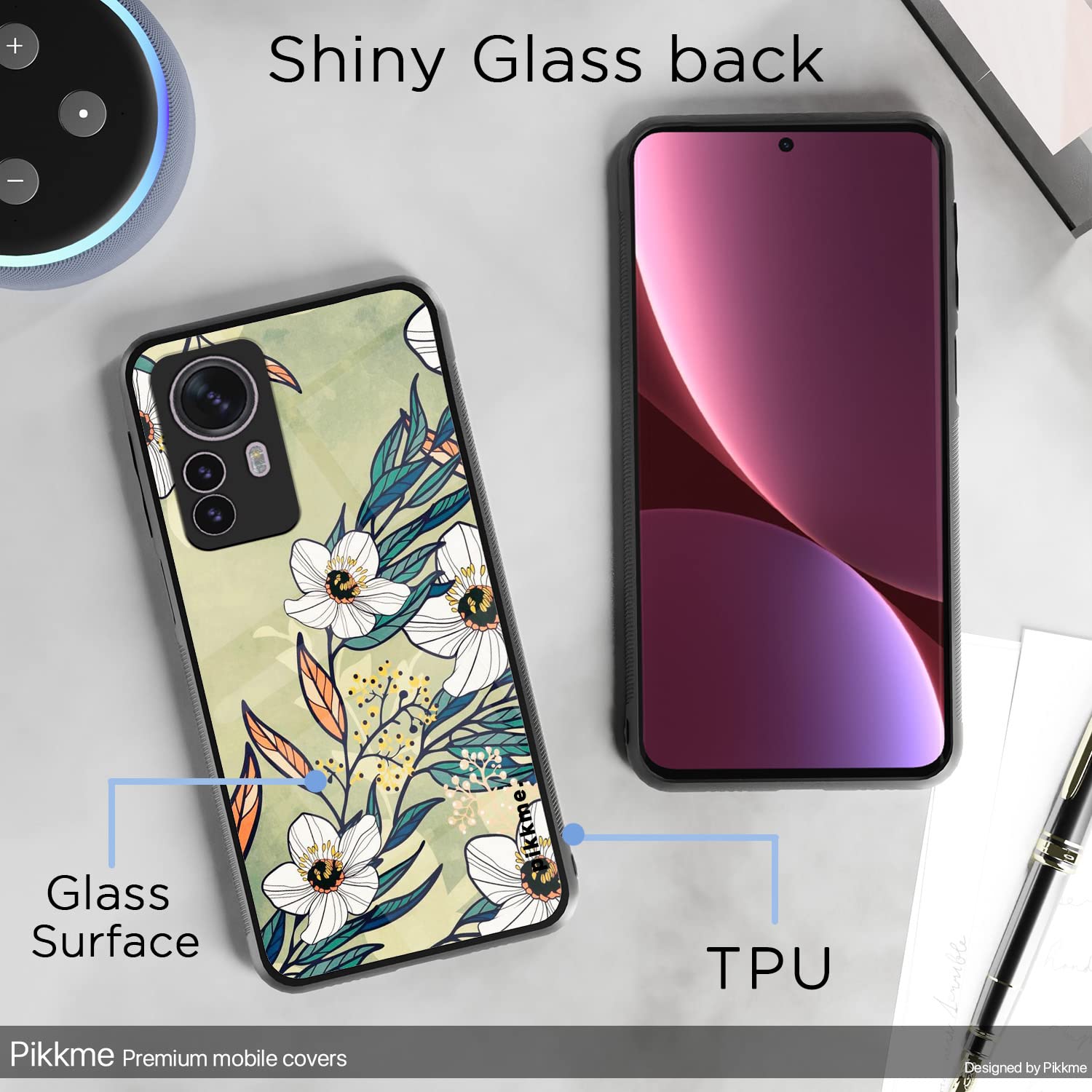 Pikkme Mi 12 Pro 5G Flower mobile back cover – photo 3