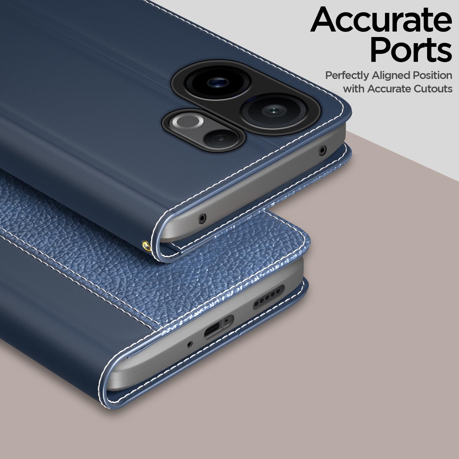 Blue Wallet flip cover for Vivo X200 FE 5G – Pikkme – photo 2
