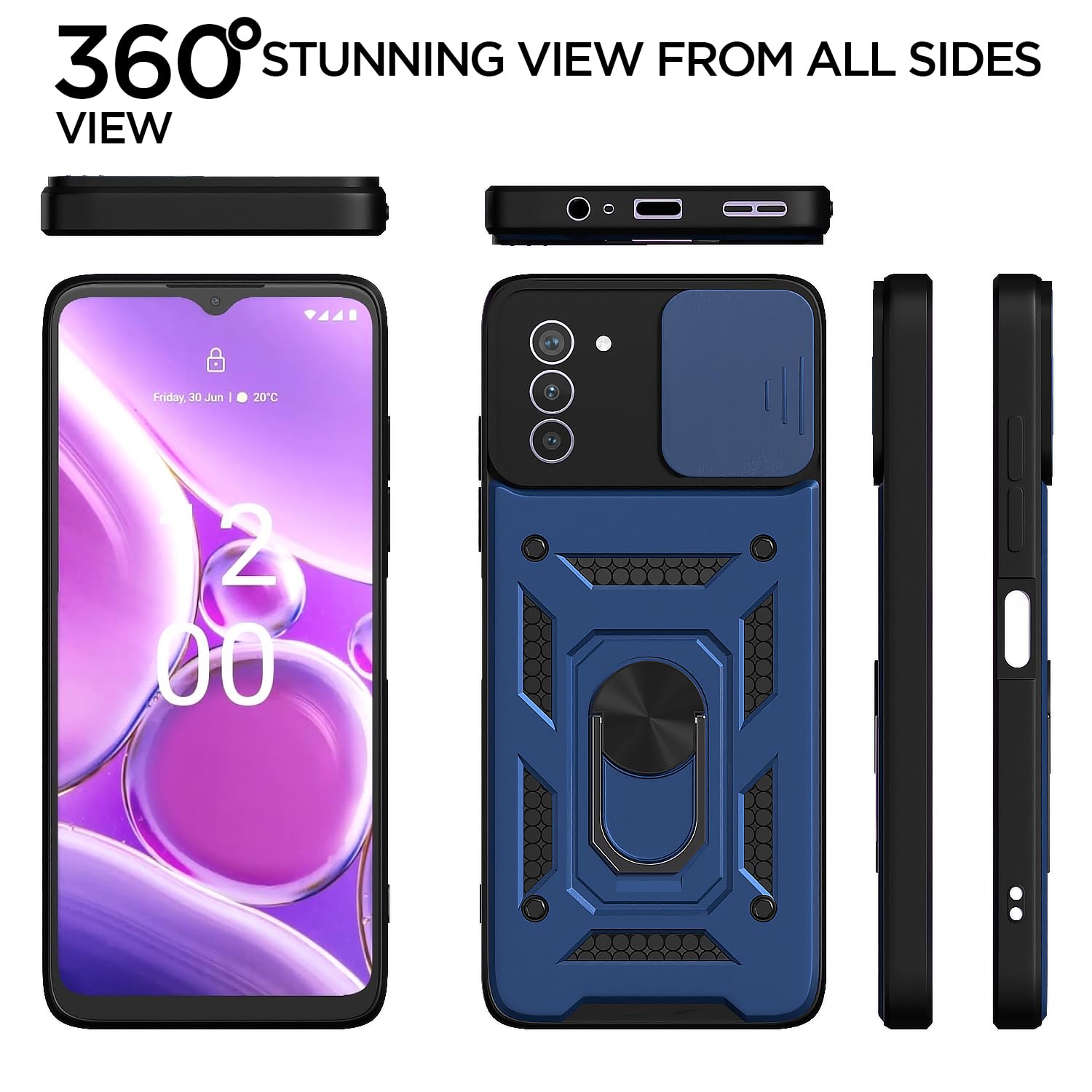 Nokia G42 5G mobile back cover in blue by Pikkme – photo 5