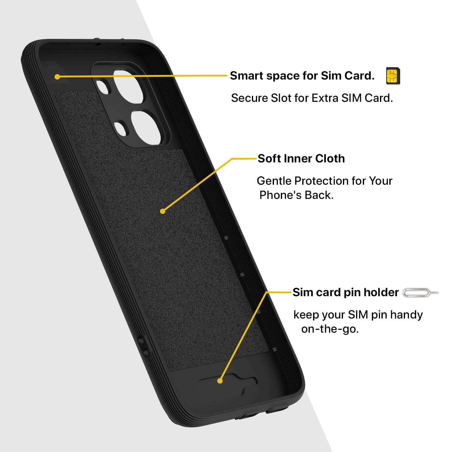 Pikkme black Silicone back cover for Oppo F31/F33 5G – photo 6