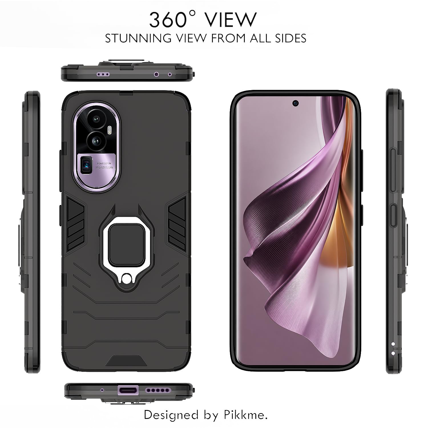 Oppo Reno 10 Pro Plus 5G phone cover in black by Pikkme – photo 3