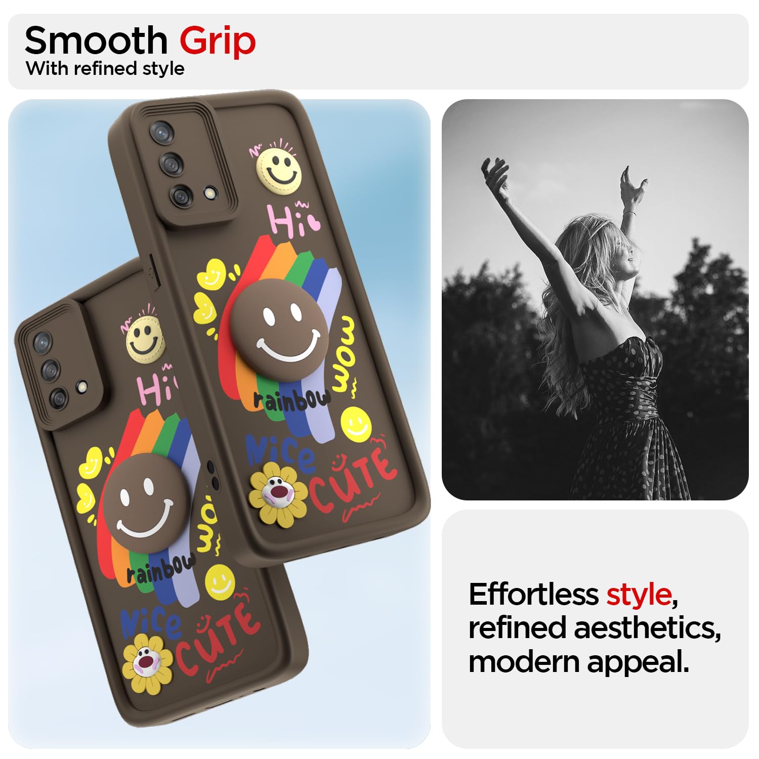 Pikkme brown phone cover for Oppo F19/F19s – photo 2