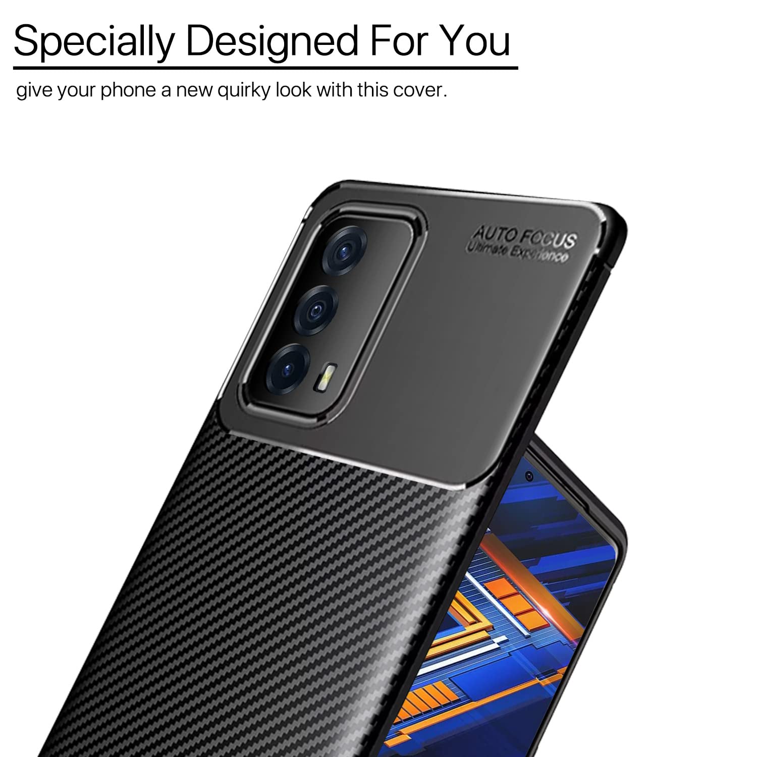 iQOO Z5 5G mobile back cover in black by Pikkme – photo 7