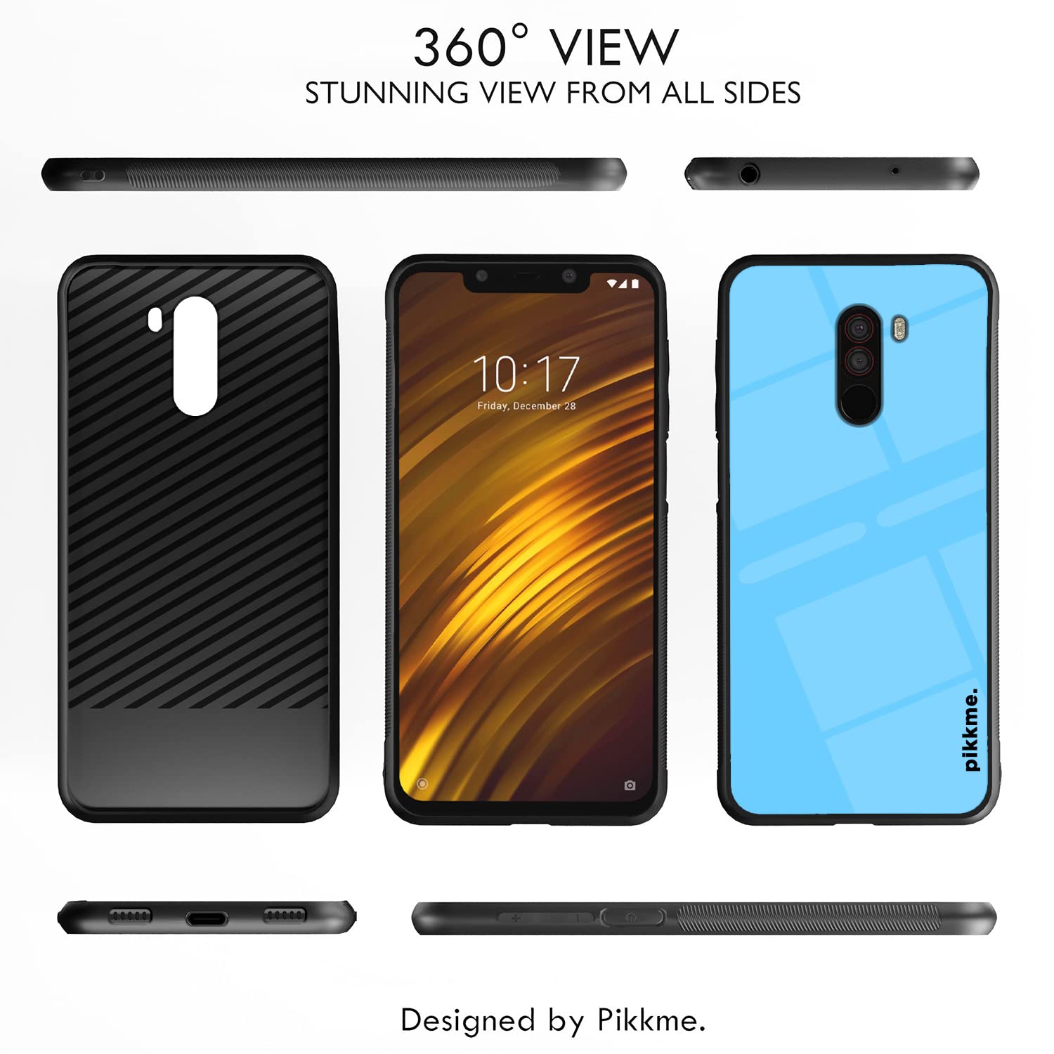 Poco F1 Hybrid back cover by Pikkme – photo 2