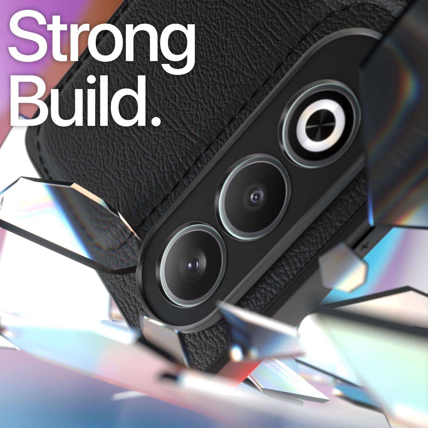 Pikkme OnePlus Nord CE 4 5G Leatherback Back Case | Black