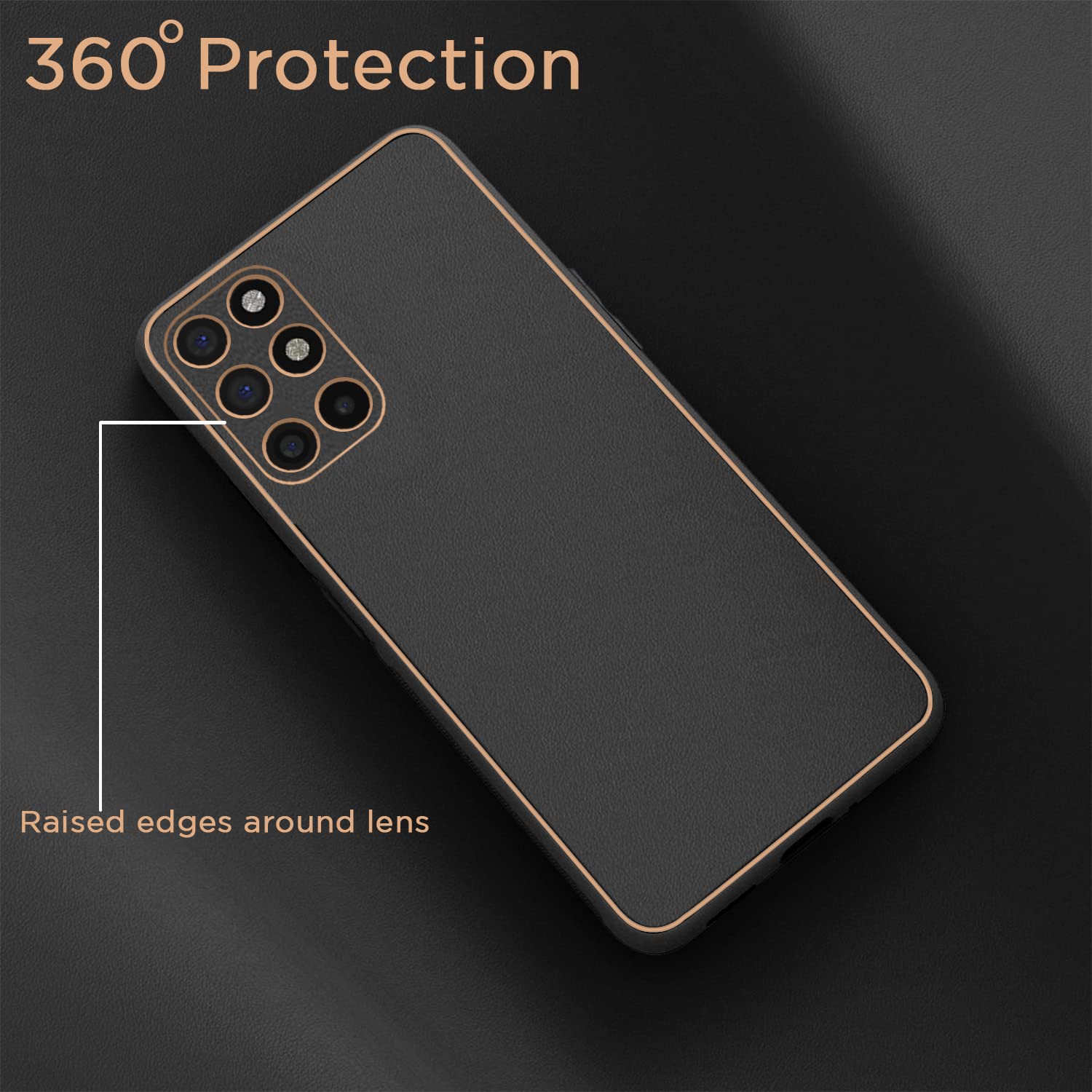 OnePlus 8T/9R back cover in black by Pikkme – photo 2