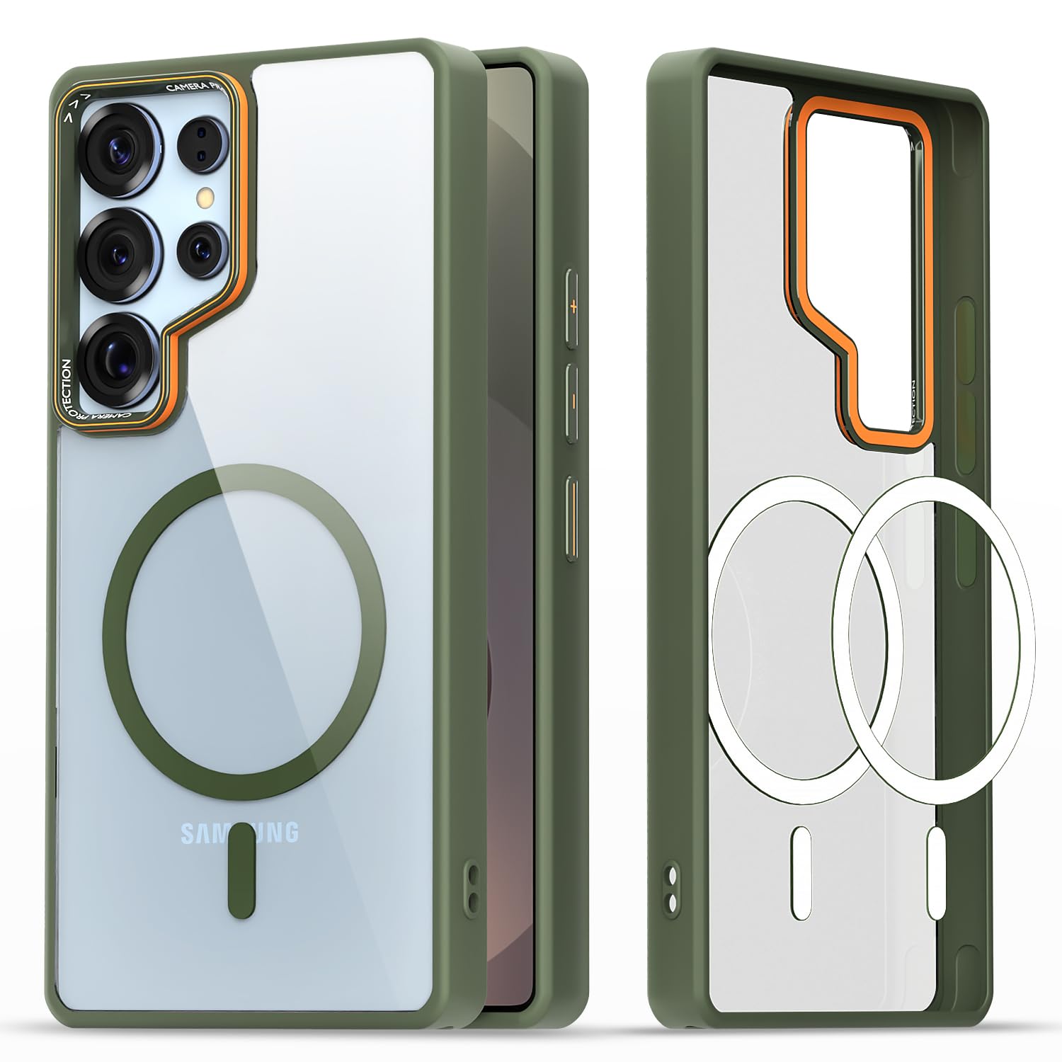 Pikkme Samsung S25 Ultra 5G green mag-safe back cover
