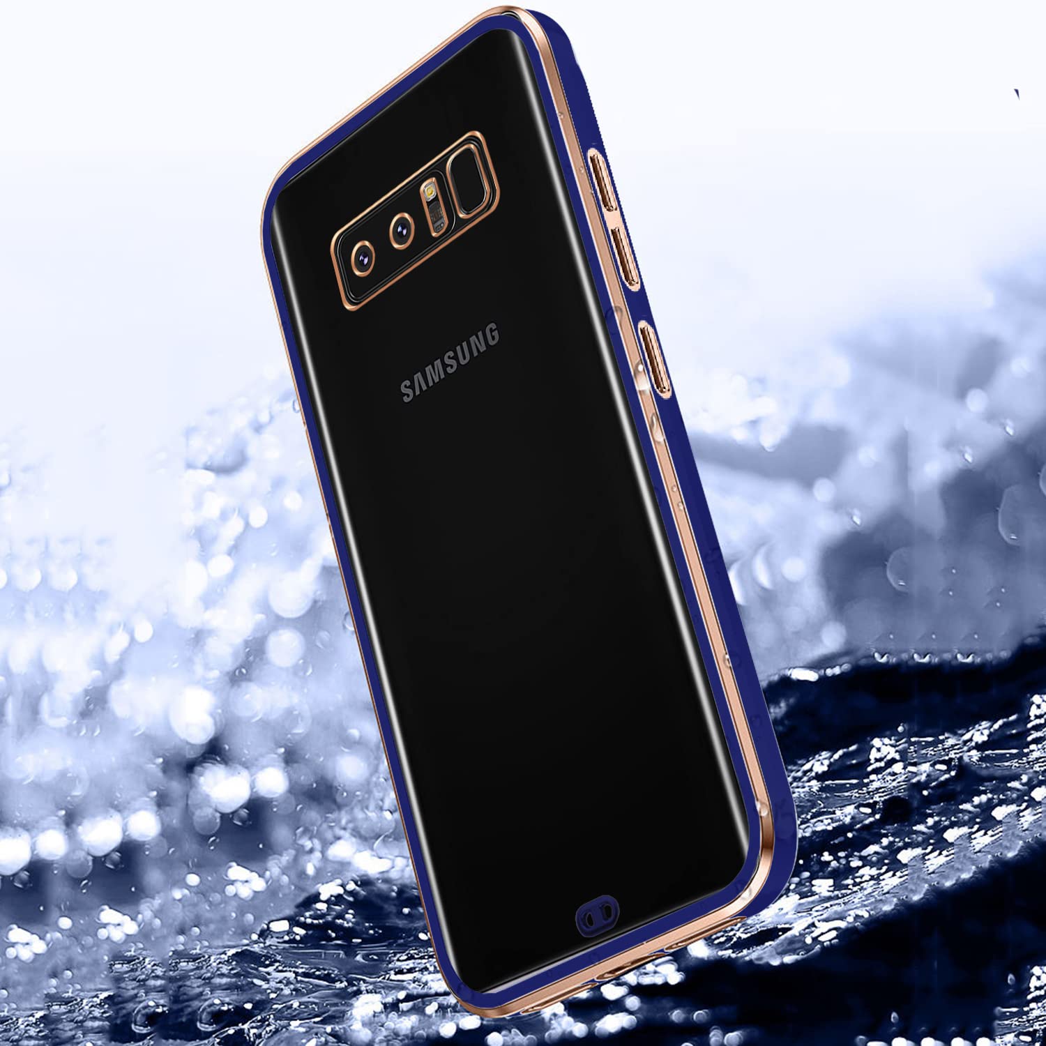 Pikkme Samsung Note 8 blue mobile back cover – photo 2
