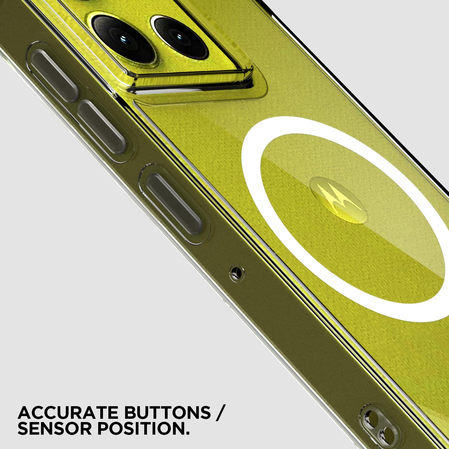 Moto G86 Power 5G back cover in transparent mag-safe by Pikkme – photo 6