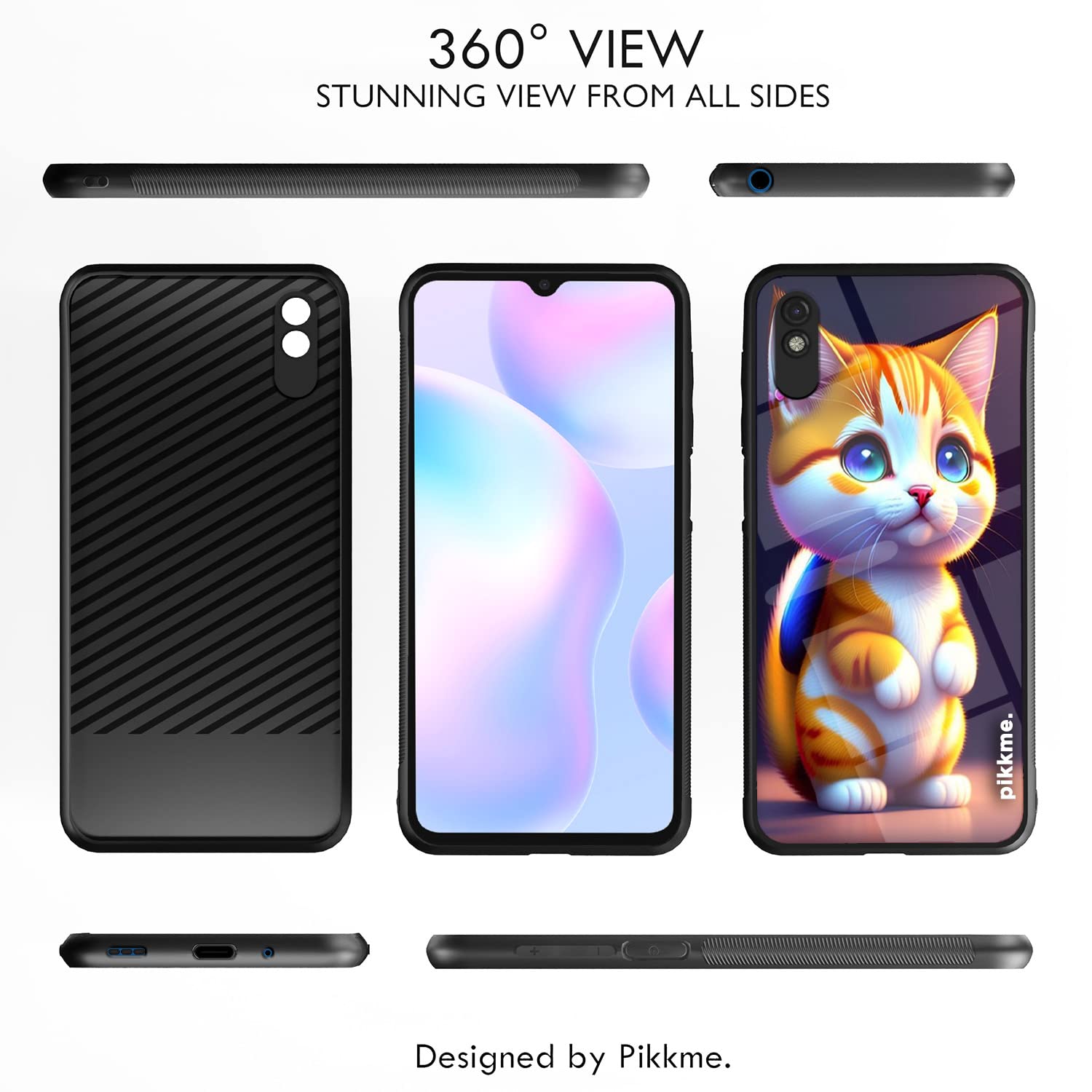 Pikkme Cat mobile cover for Redmi 9A/9i/9A Sport – photo 2