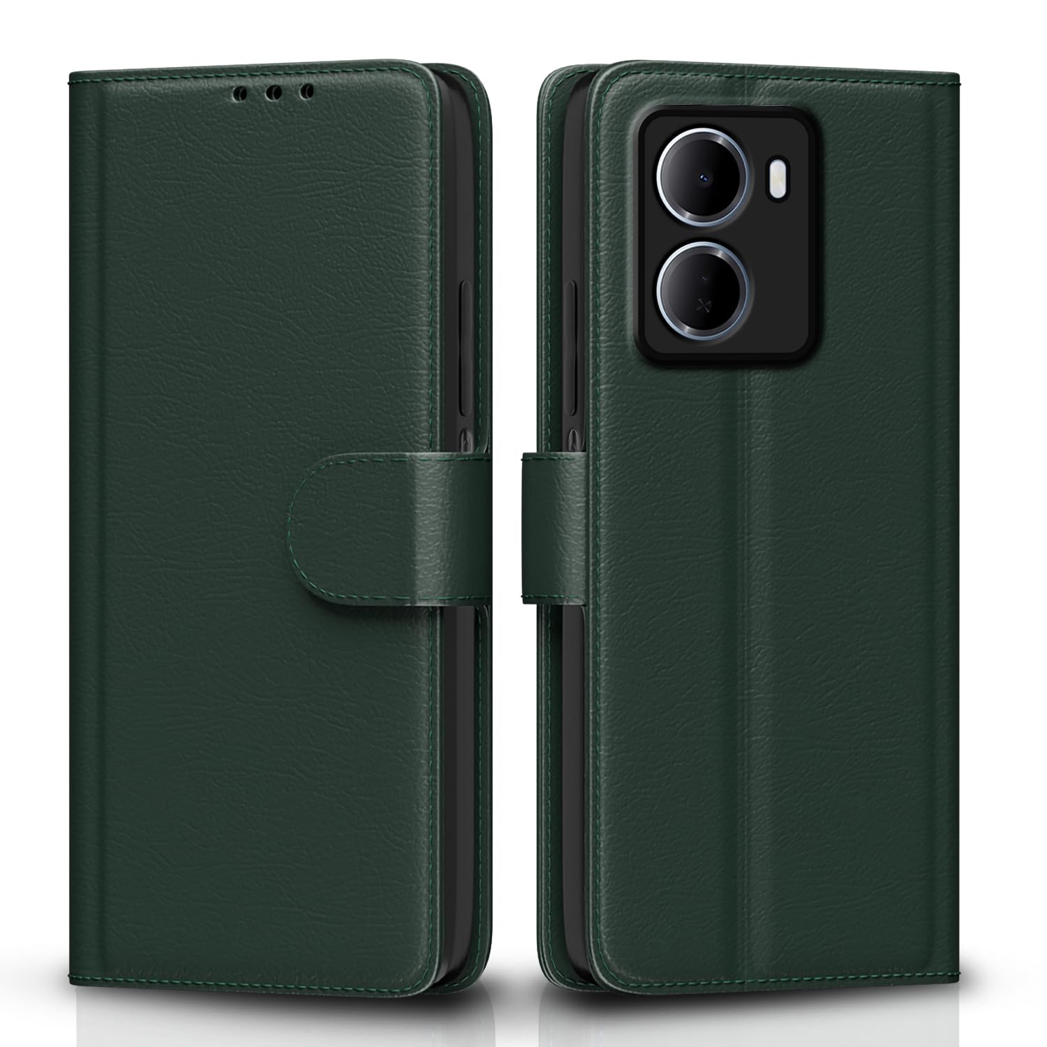 Pikkme Redmi 15A 5G Wallet green mobile flip cover