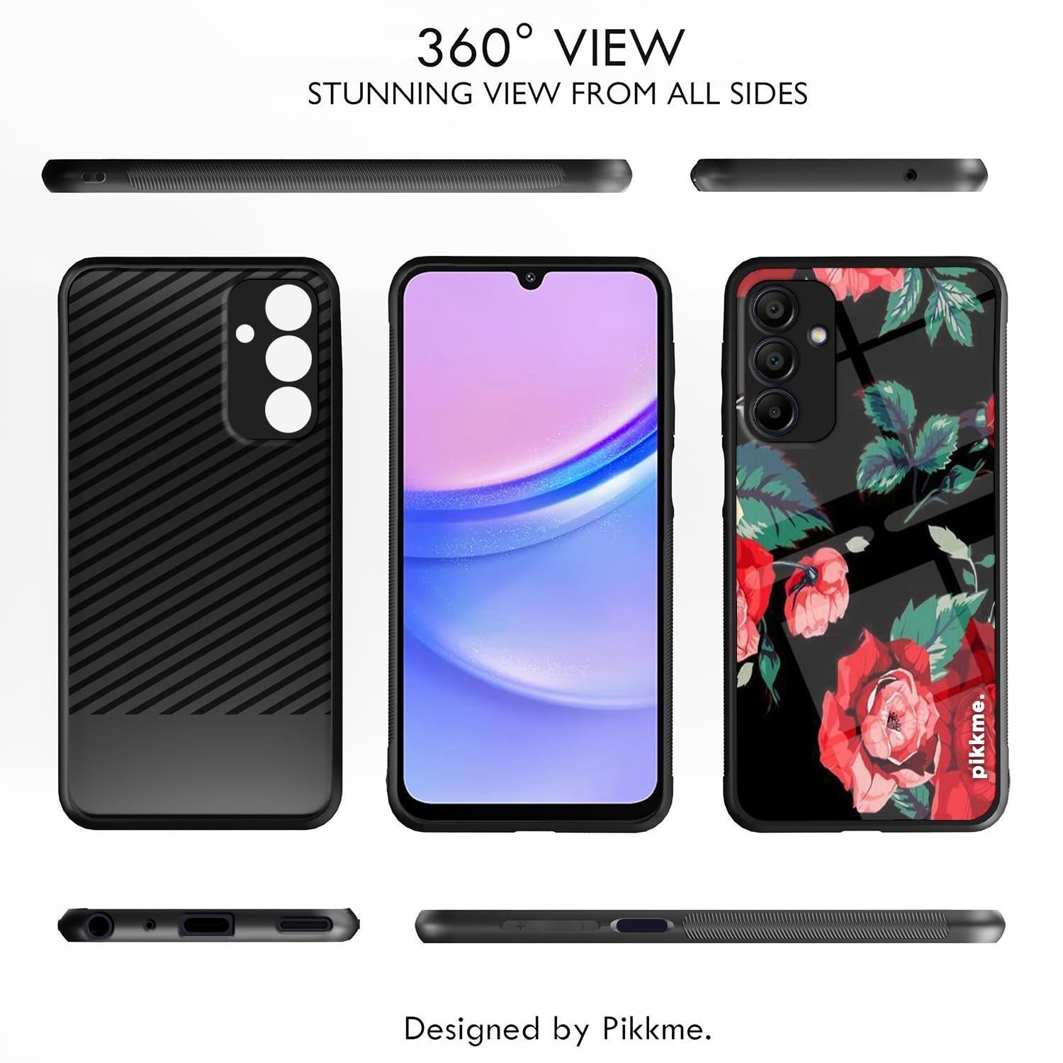 Samsung A15 5G Flower mobile back cover by Pikkme – photo 2